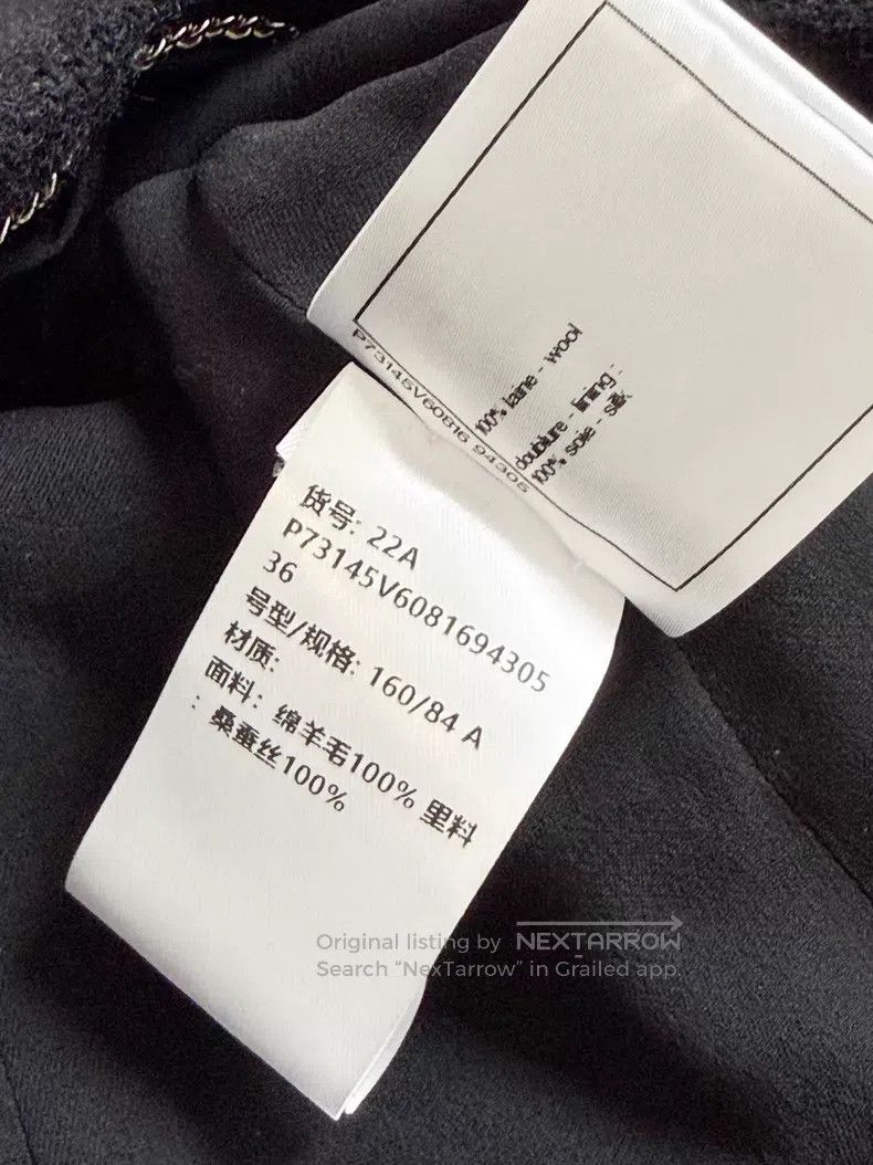 Chanel Chanel Black round-neck long-sleeved jacket Size XS / US 0-2 / IT 36-38 - 7 Thumbnail