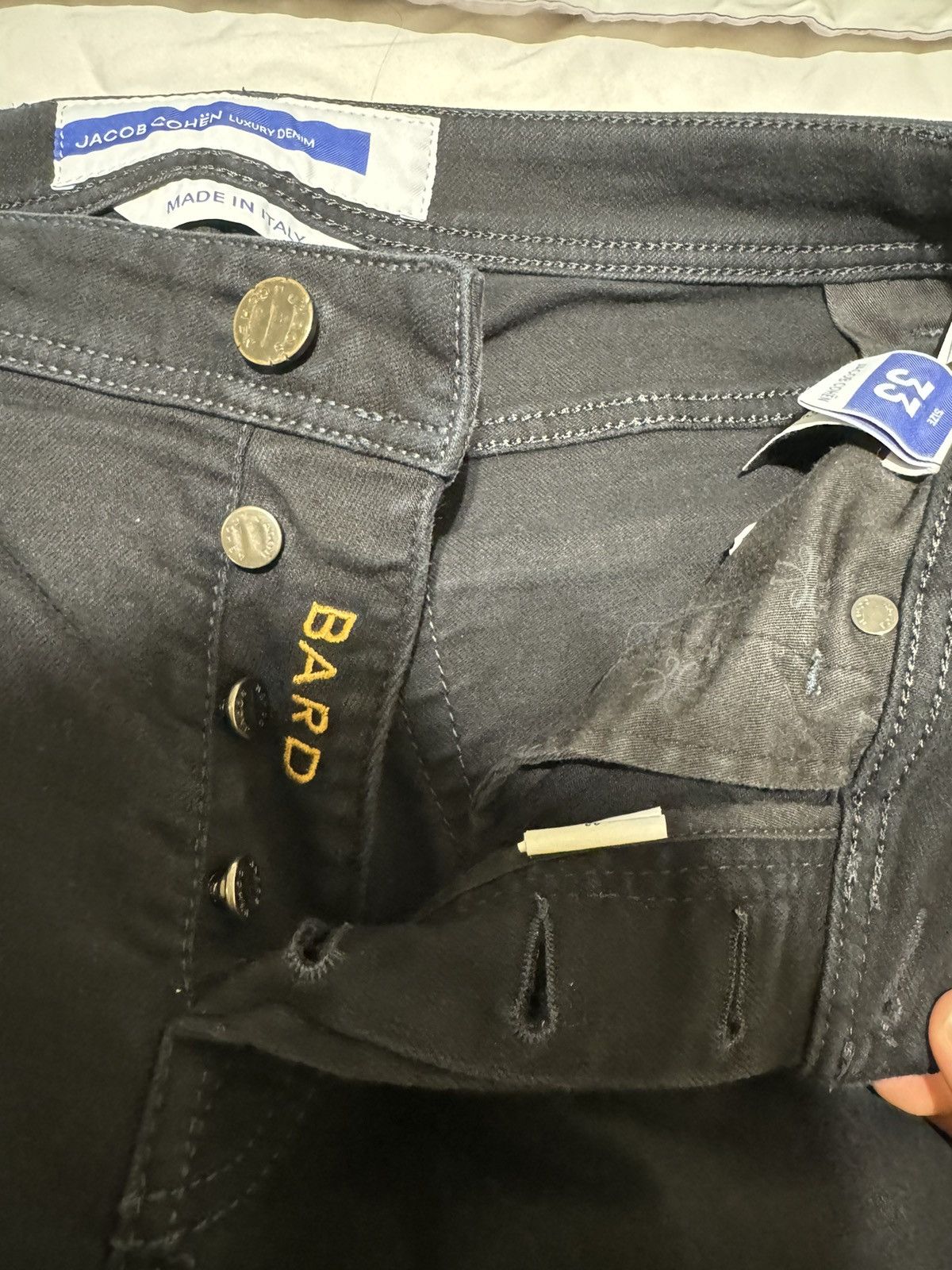Jacob Cohen Jacob Cohen Black Jeans Size US 33 - 2 Thumbnail