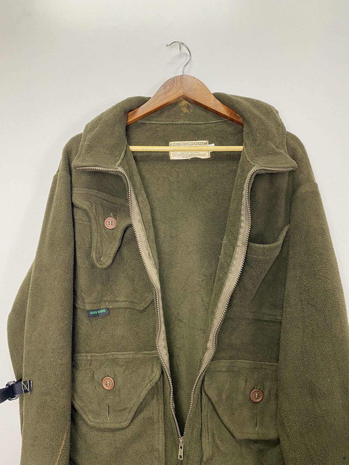 Japanese Brand × Vintage Vintage Fleece Camouflage Harajuku Jacket Size US M / EU 48-50 / 2 - 12 Thumbnail
