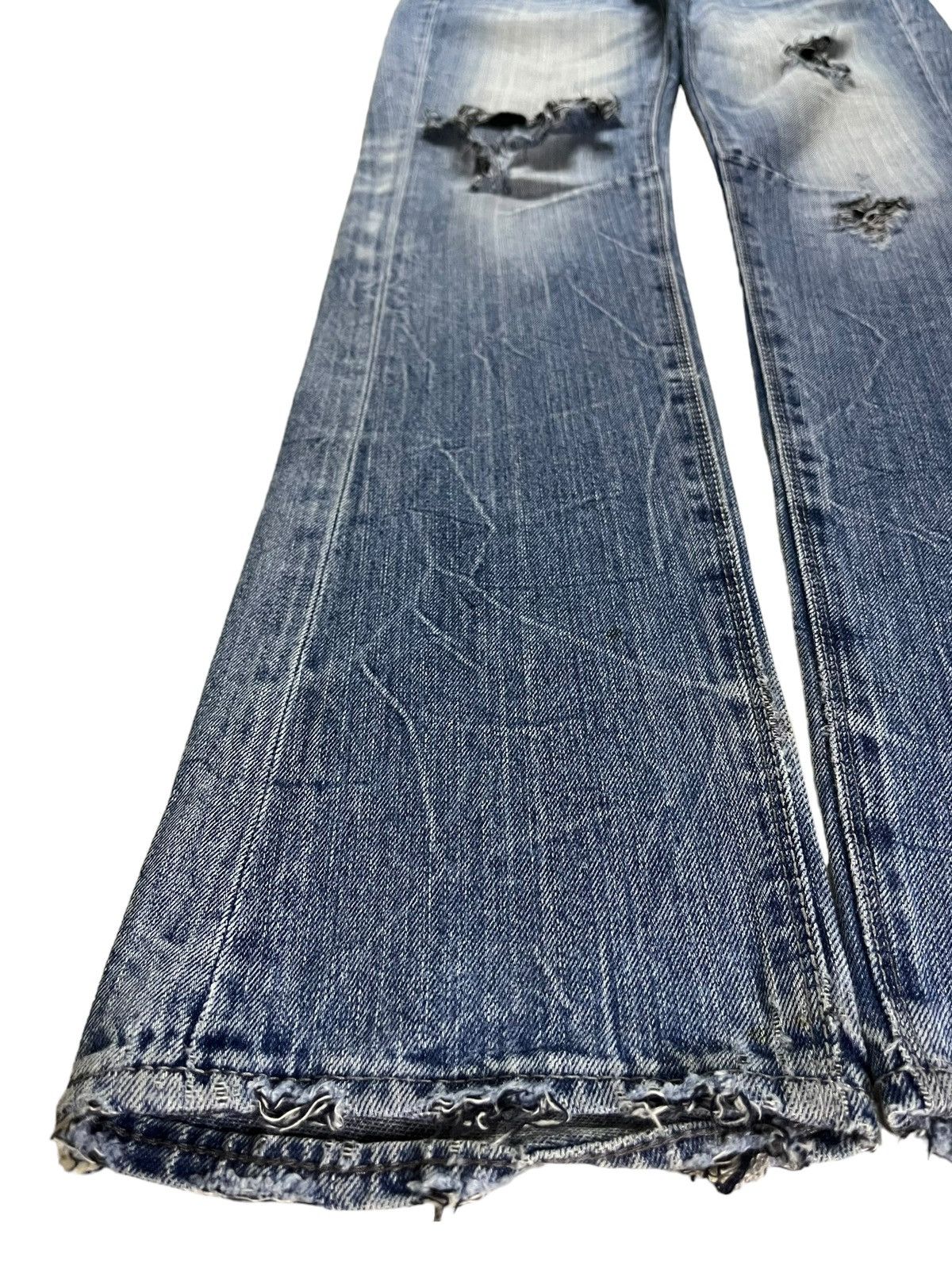 GOSTAR DE FUGA × Japanese Brand Vintage Japanese Fuga Faded Wash Distressed Slim Jeans Size US 31 - 6 Thumbnail