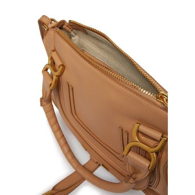 Chloe Chloe Small Hobo Light Tan Grained Leather Shoulder Bag New Size ONE SIZE - 4 Thumbnail