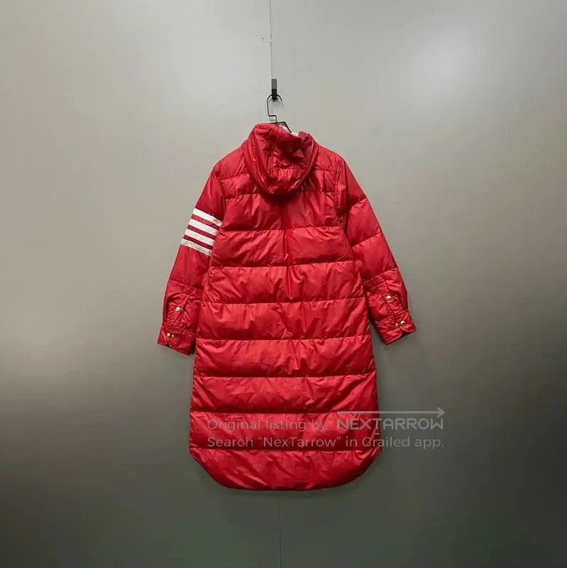 Thom Browne Thom Browne Red Striped Long Puffer Coat . Size XXS / US 00 / IT 34 - 3 Thumbnail