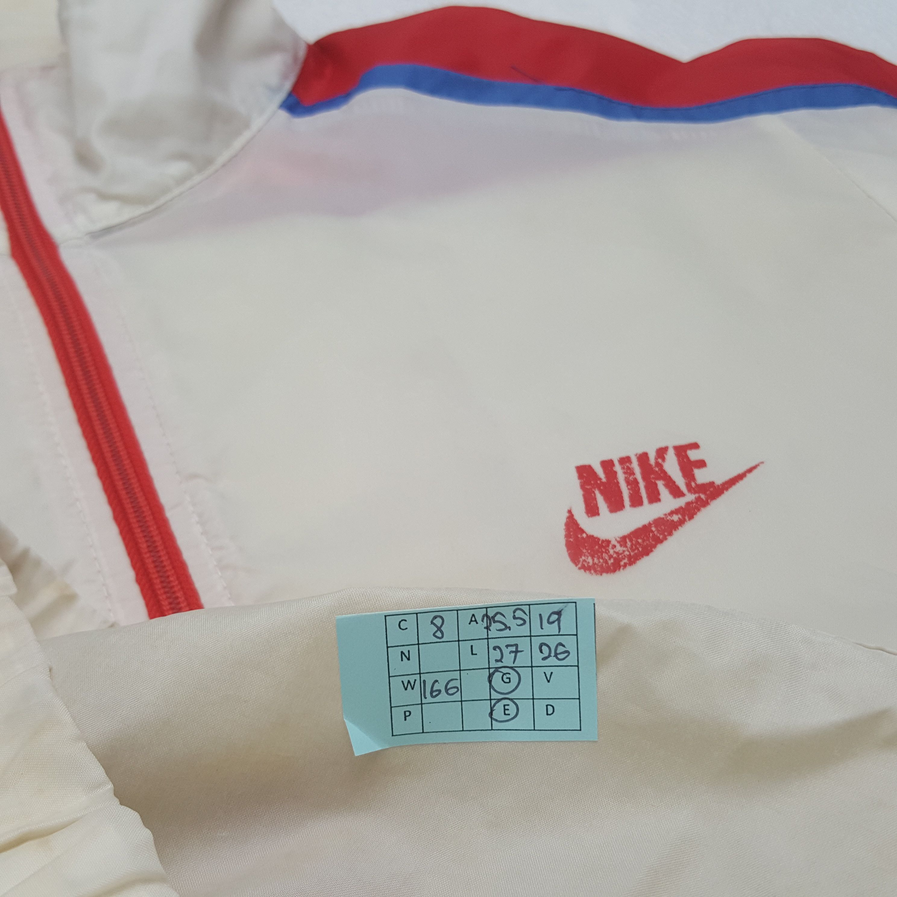 Nike Nike Blue Tag Half Zipper Sports Outdoor Windbreaker Jacket Size US L / EU 52-54 / 3 - 8 Thumbnail