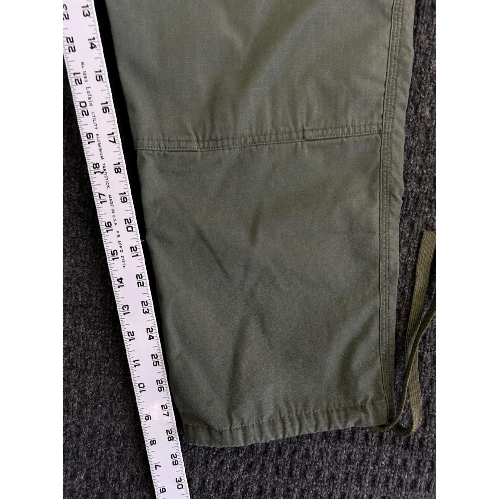 Vintage VINTAGE 5.11 Tactical Pants Green 511 Cargo Regular Mens L 36 Inseam 29 Short Ripstop Cargo Pocket Workwear Outdoors Size US 33 - 7 Thumbnail