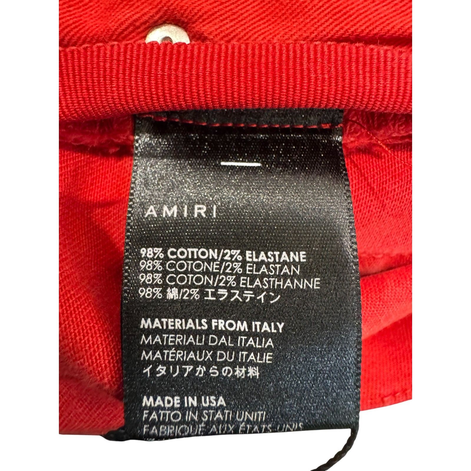 Amiri Amiri Red & Black Stripe Jeans Size US 30 / EU 46 - 7 Thumbnail