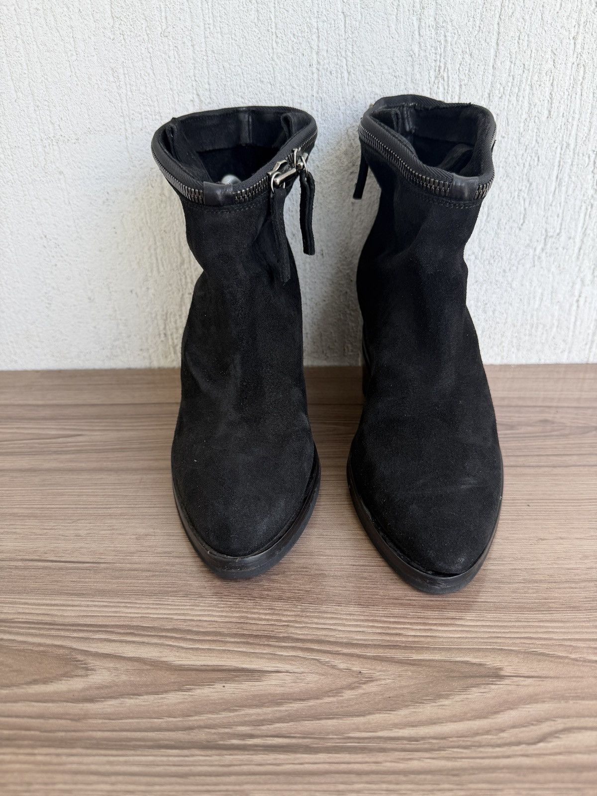 Cinzia Araia double zip wraparound wedge boots like isabel marant Size US 10 / IT 40 - 8 Thumbnail