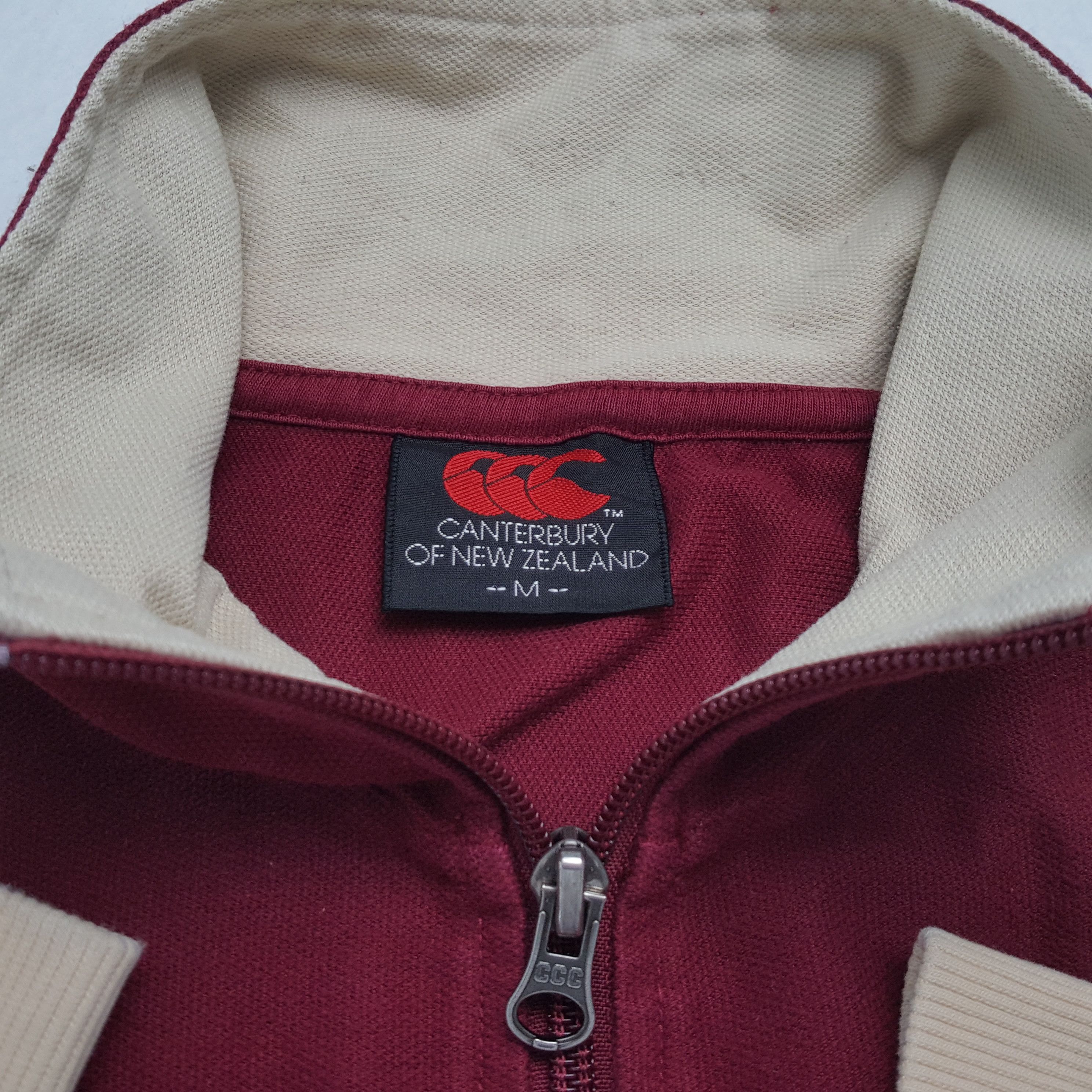 Canterbury of New Zealand × Vintage CANTERBURY NEW ZEALAND Center Logo Half Zipper Sweater Size US M / EU 48-50 / 2 - 8 Thumbnail