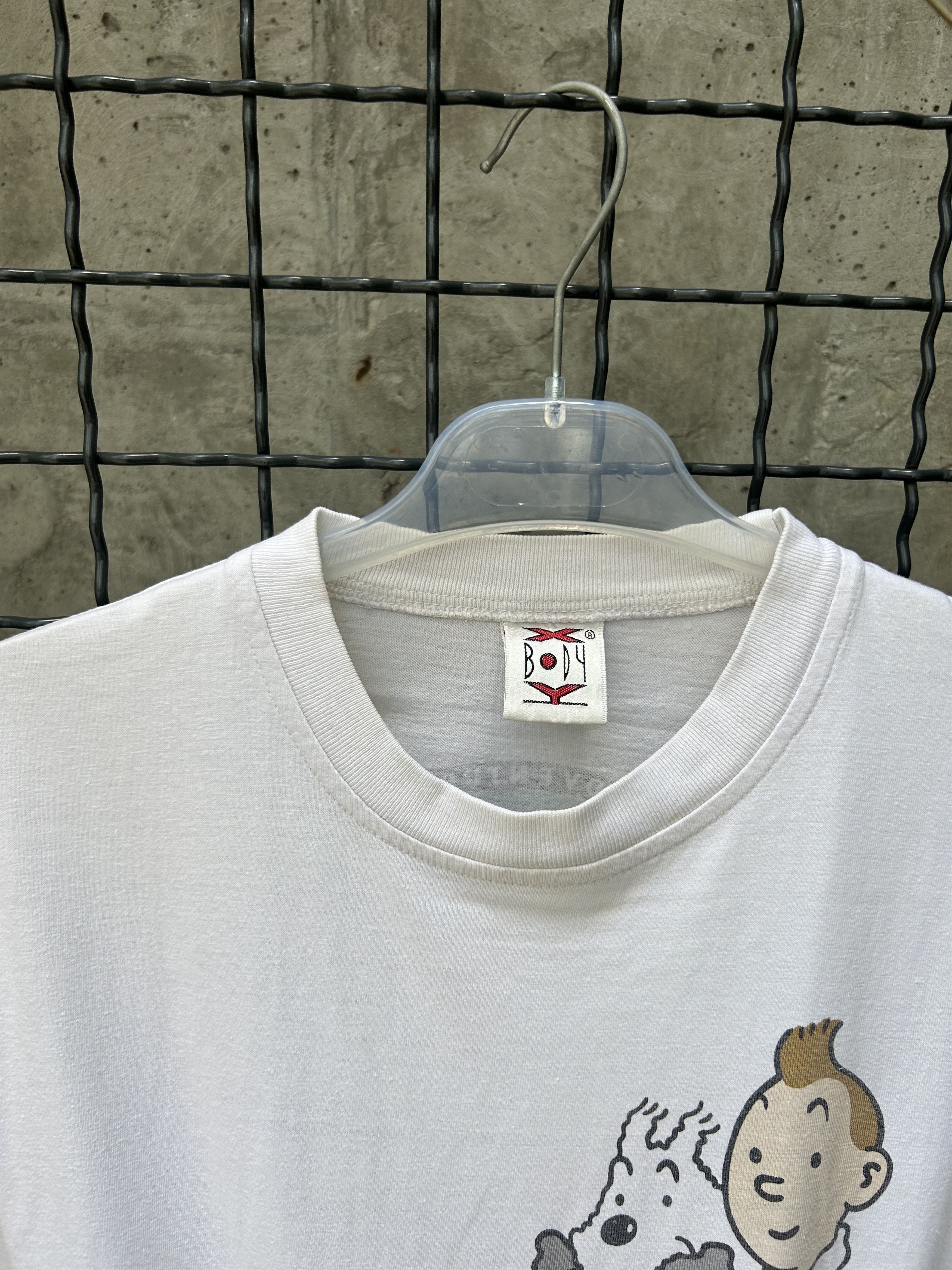 Cartoon Network Vintage 90s The Adventures of Tintin Cartoon Comics T-shirt Size US L / EU 52-54 / 3 - 4 Thumbnail