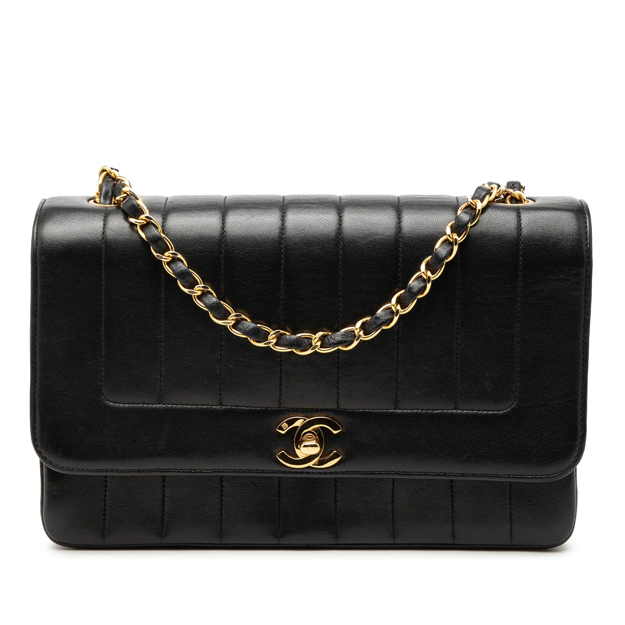 Chanel Medium Vertical Quilted Lambskin Mademoiselle Crossbody Size ONE SIZE - 1 Thumbnail