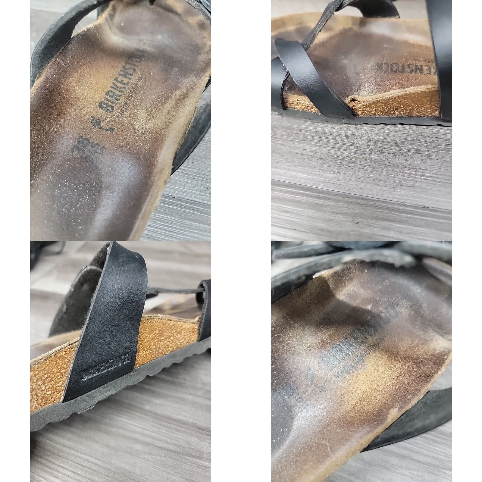Birkenstock Birkenstock Sandals Womens 38 L7 M5 Buckle Strap Leather Brown 245 Size US 7 / IT 37 - 8 Thumbnail