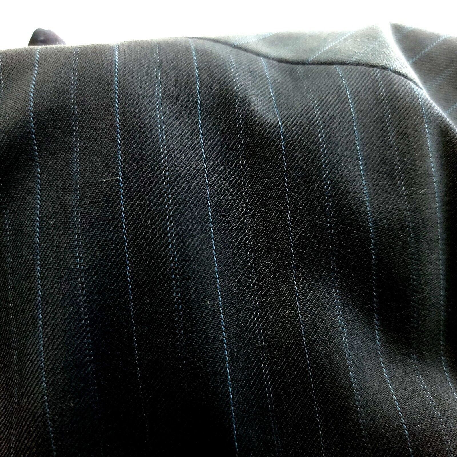 Hart Schaffner Marx DAMAGED Hart Schaffner Marx Gold Trumpeter Wool 2 Button Jac Size 46R - 11 Thumbnail