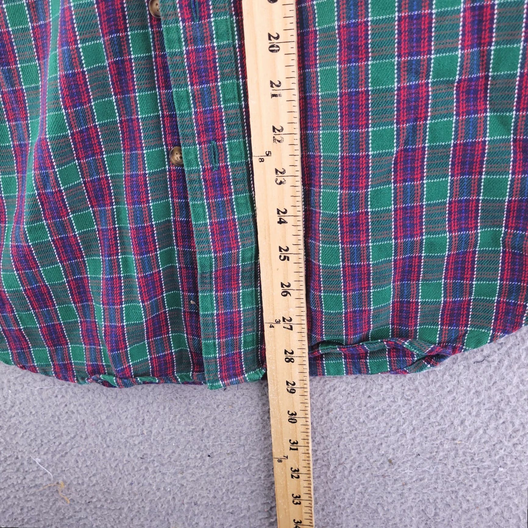 Polo Ralph Lauren VINTAGE Polo Ralph Lauren Shirt Mens Medium Flannel Long Sleeve Green THICK Size US M / EU 48-50 / 2 - 7 Thumbnail