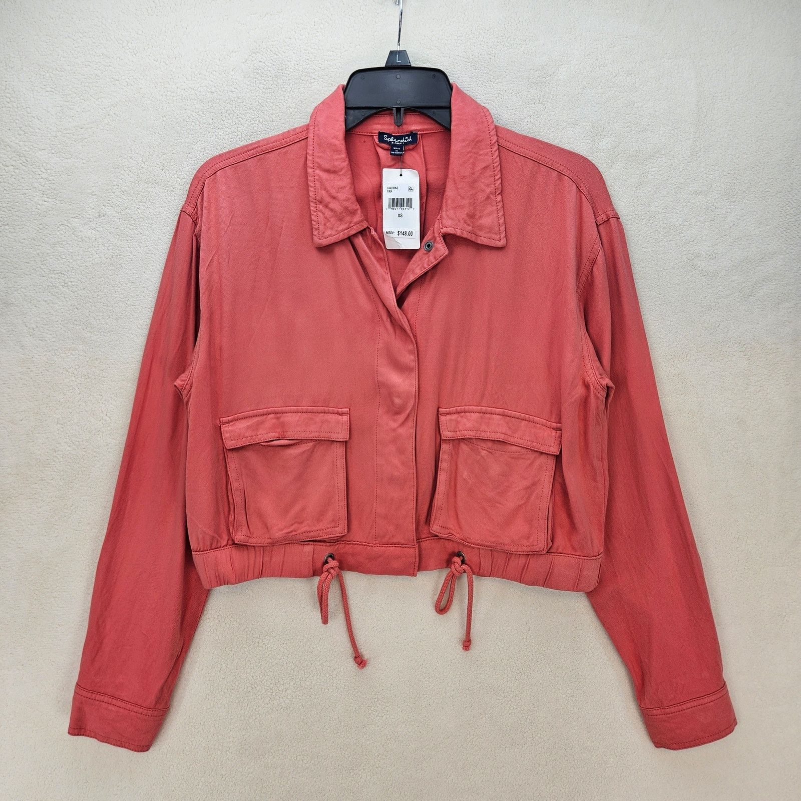 Splendid SPENDID WOMEN'S XS MISS AMERICA JACKET SUPER SOFT RED PINK Size XS / US 0-2 / IT 36-38 - 1 Thumbnail