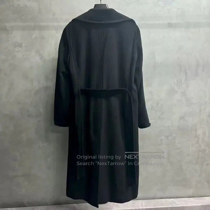 Max Mara MaxMara Black Cotton Women's Coat . Size M / US 6-8 / IT 42-44 - 2 Thumbnail