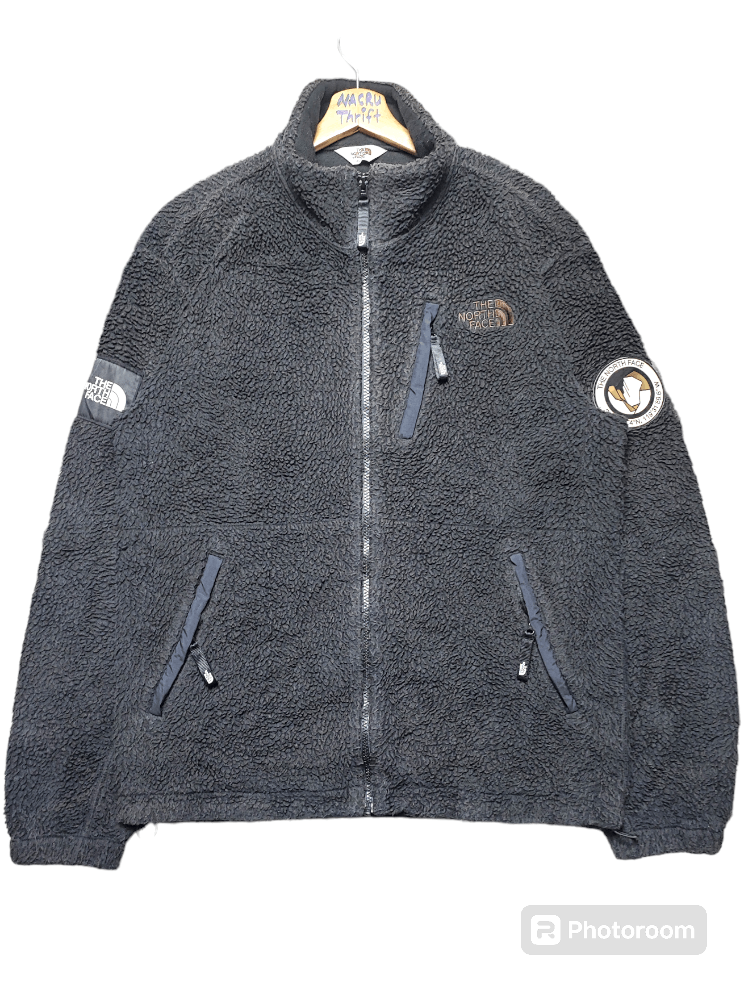 The North Face Vintage North Face Fleece Zipper Jacket Size US XL / EU 56 / 4 - 1 Thumbnail