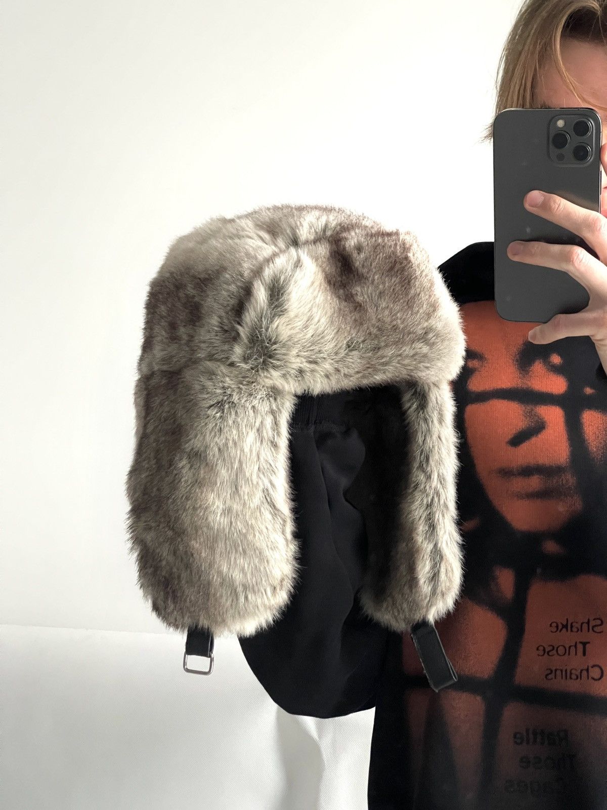 Hysteric Glamour Vintage fuzzy mohair japanese ushanka hat avant garde Size ONE SIZE - 2 Thumbnail