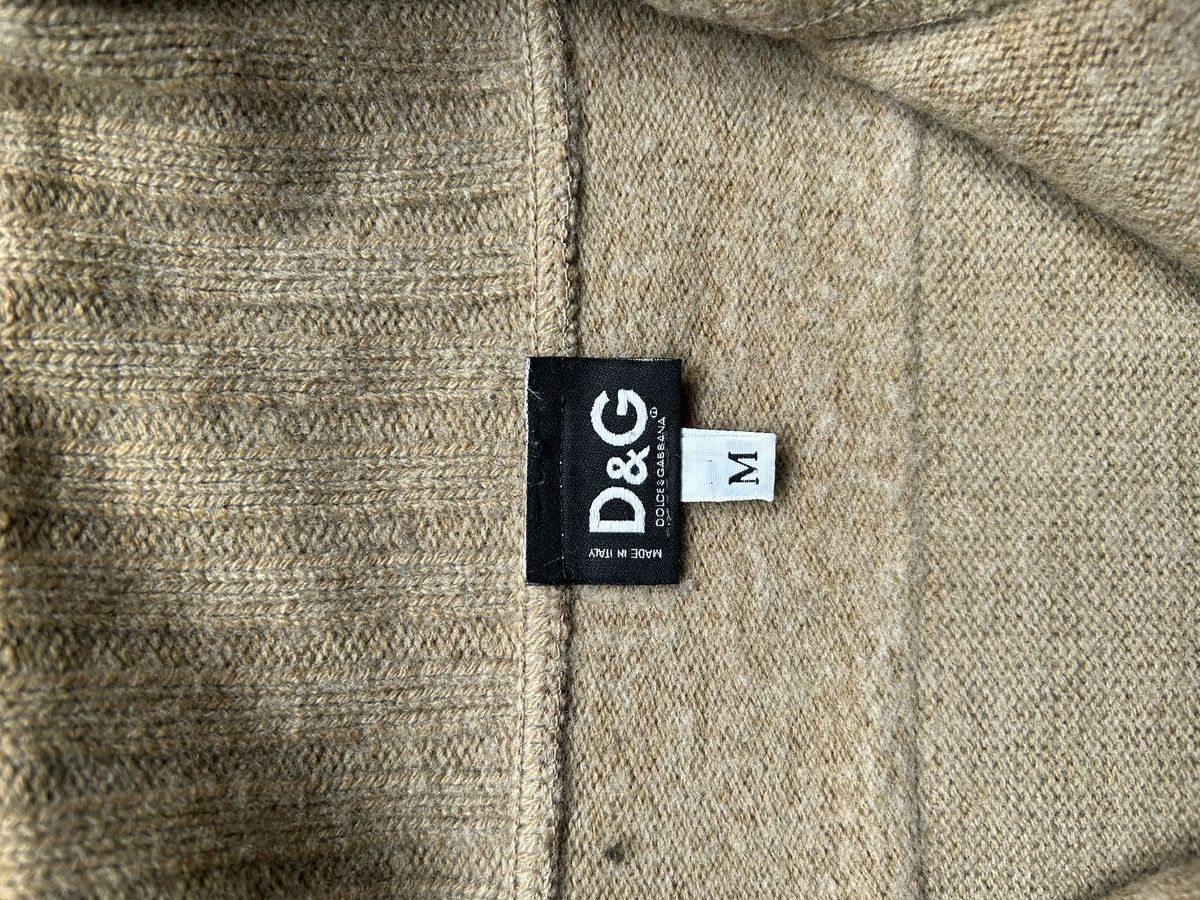 Dolce & Gabbana Dolce & Gabbana Tan Lana Merino Wool Zip Up Size US M / EU 48-50 / 2 - 4 Thumbnail
