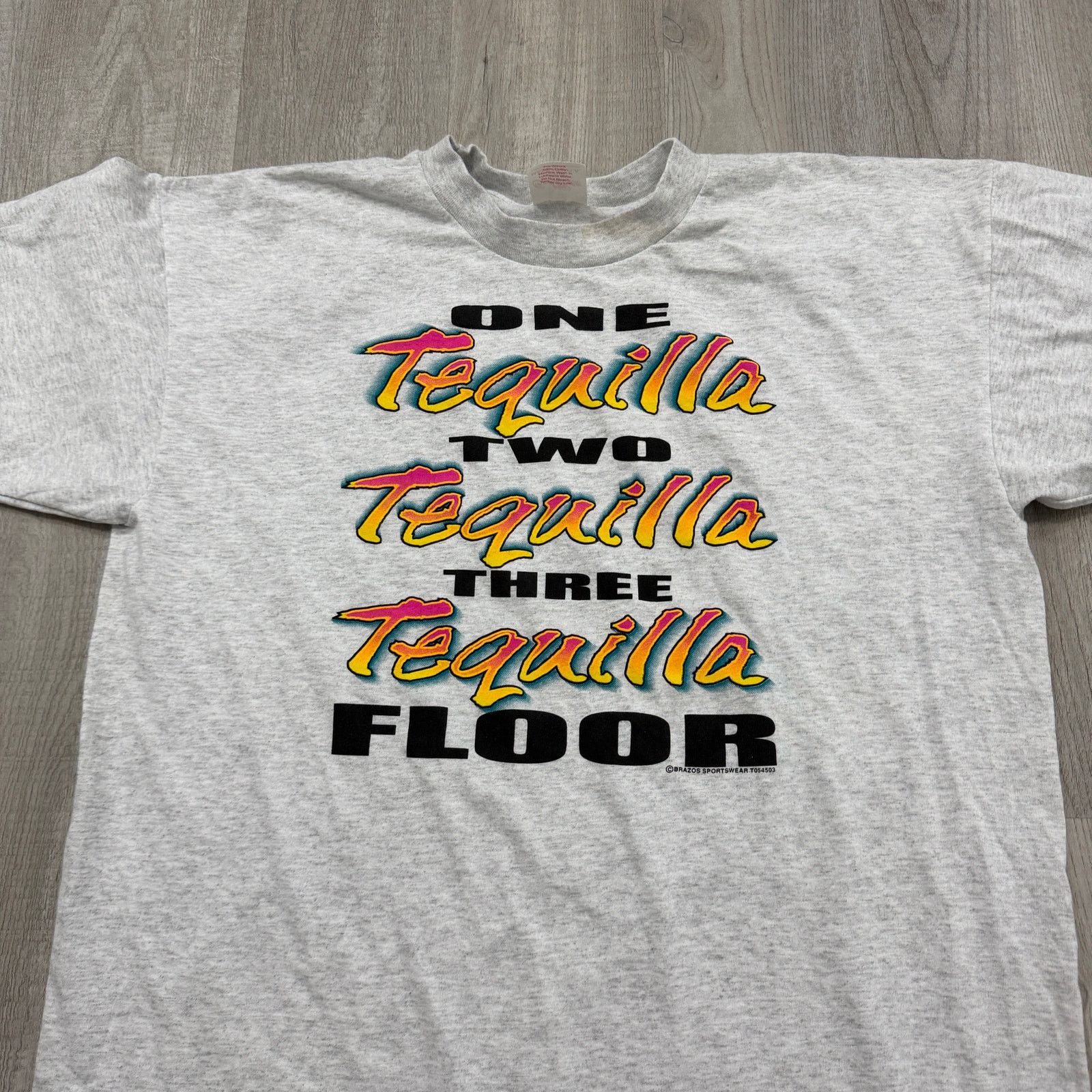 Vintage Vintage One Tequila Two Tequila Three Tequila Floor Shirt Size US XL / EU 56 / 4 - 2 Thumbnail