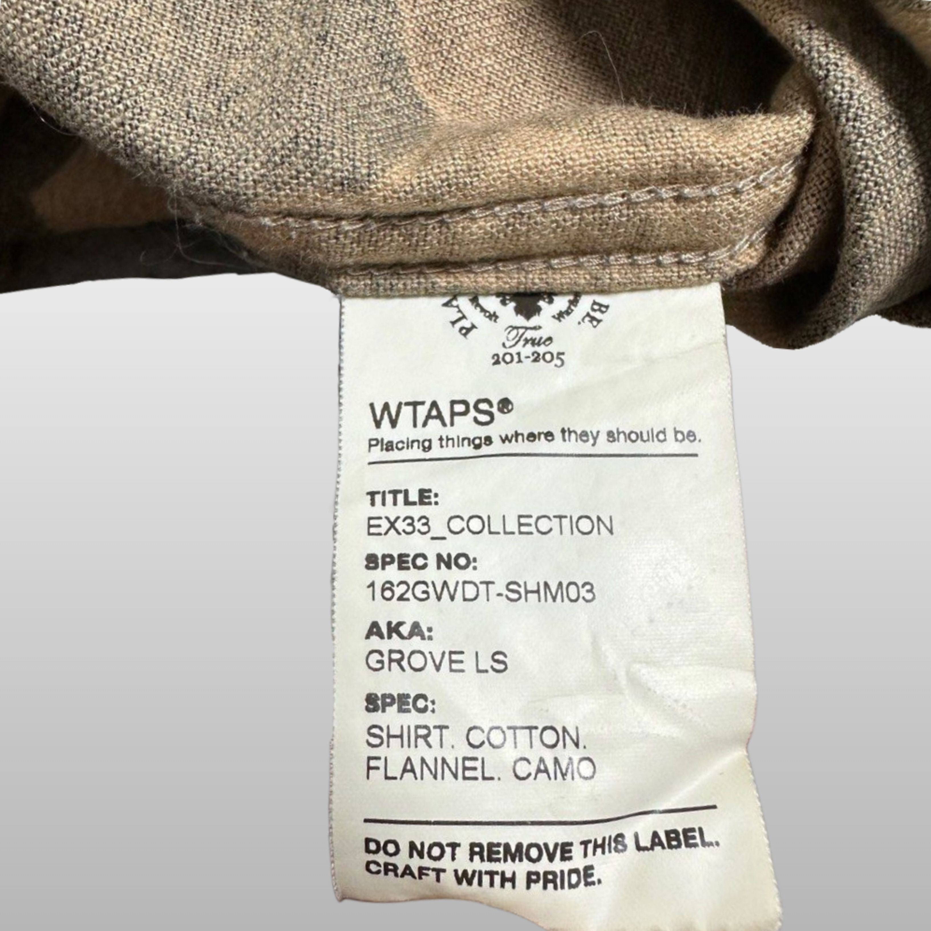 Wtaps Wtaps Grove L/S "Duck Camo" Shirt FW16 Size US S / EU 44-46 / 1 - 6 Thumbnail