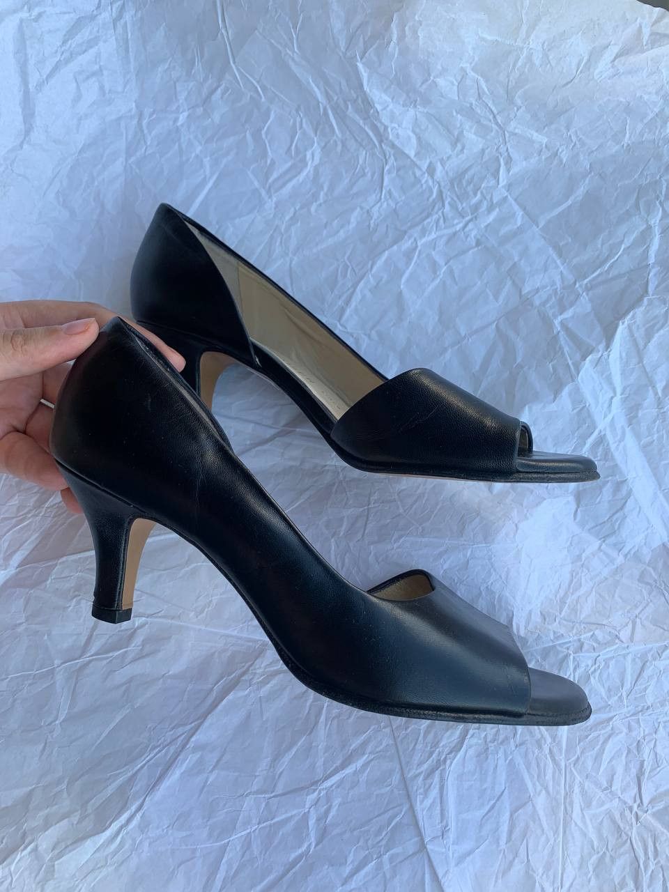 Other Peter Kaiser black women's leather vintage sandals Size US 6 / IT 36 - 5 Thumbnail