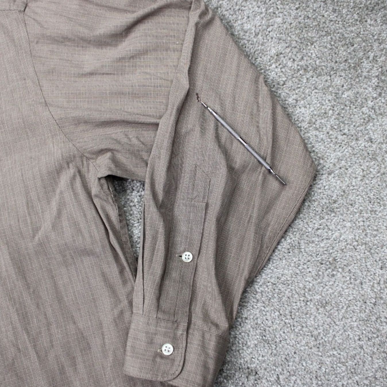 Ralph Lauren Ralph Lauren McMeel Shirt Mens Large Brown Long Sleeve Cotton Button Down Size US L / EU 52-54 / 3 - 5 Thumbnail