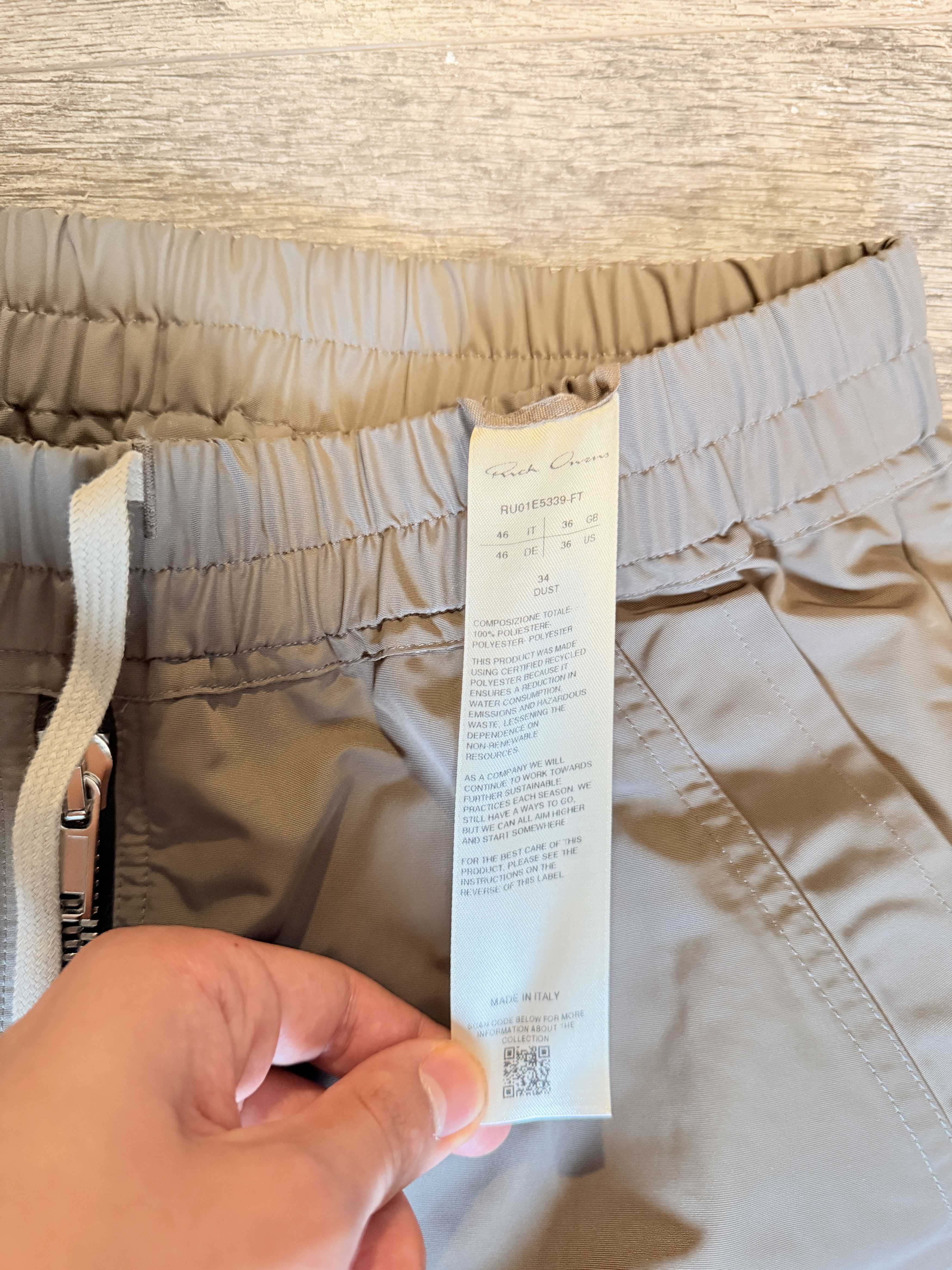 Rick Owens Drkshdw Rick Owens DRKSHDW Cargobelas Woven Pants Size US 36 / EU 52 - 3 Thumbnail