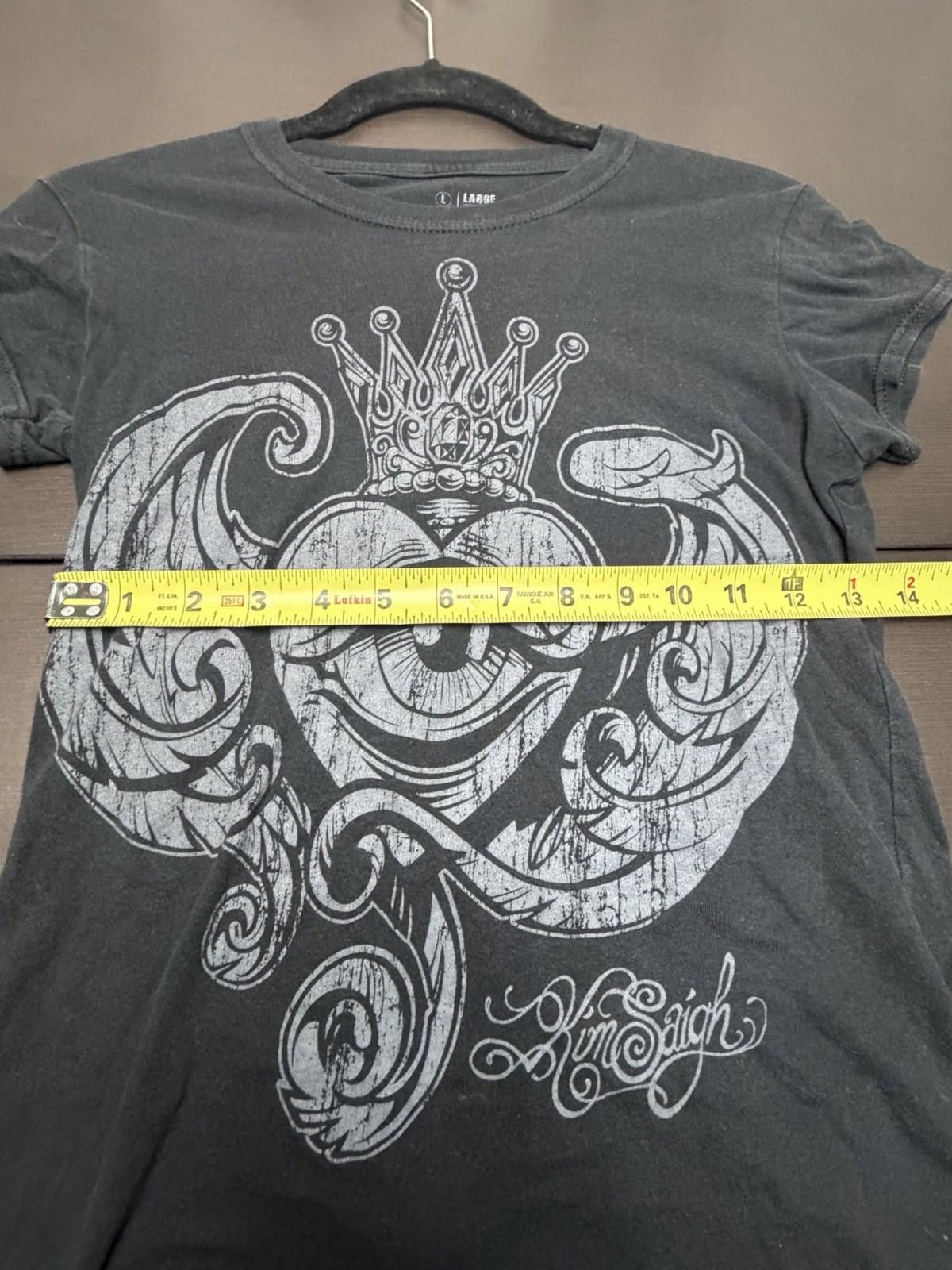 Other Sullen Womens Graphic Tee Large Black Y2K Size L / US 10 / IT 46 - 5 Thumbnail