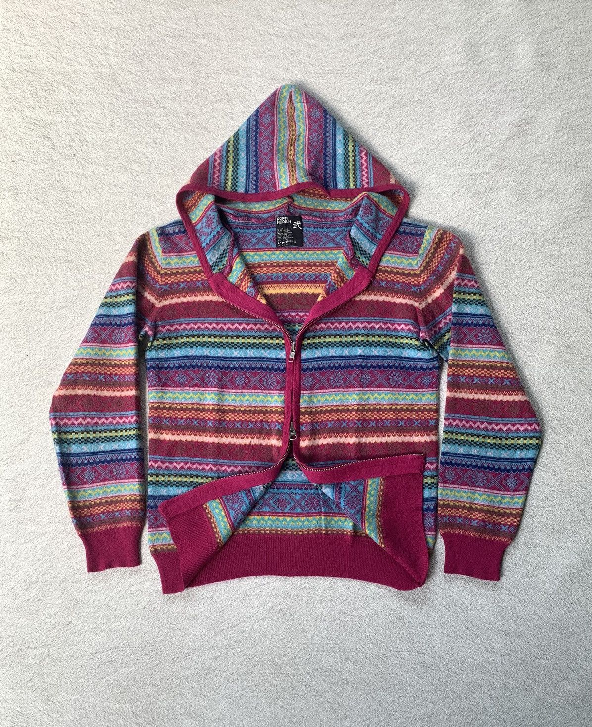 PPFM PPFM Navajo knit Hoodie Size US M / EU 48-50 / 2 - 2 Thumbnail
