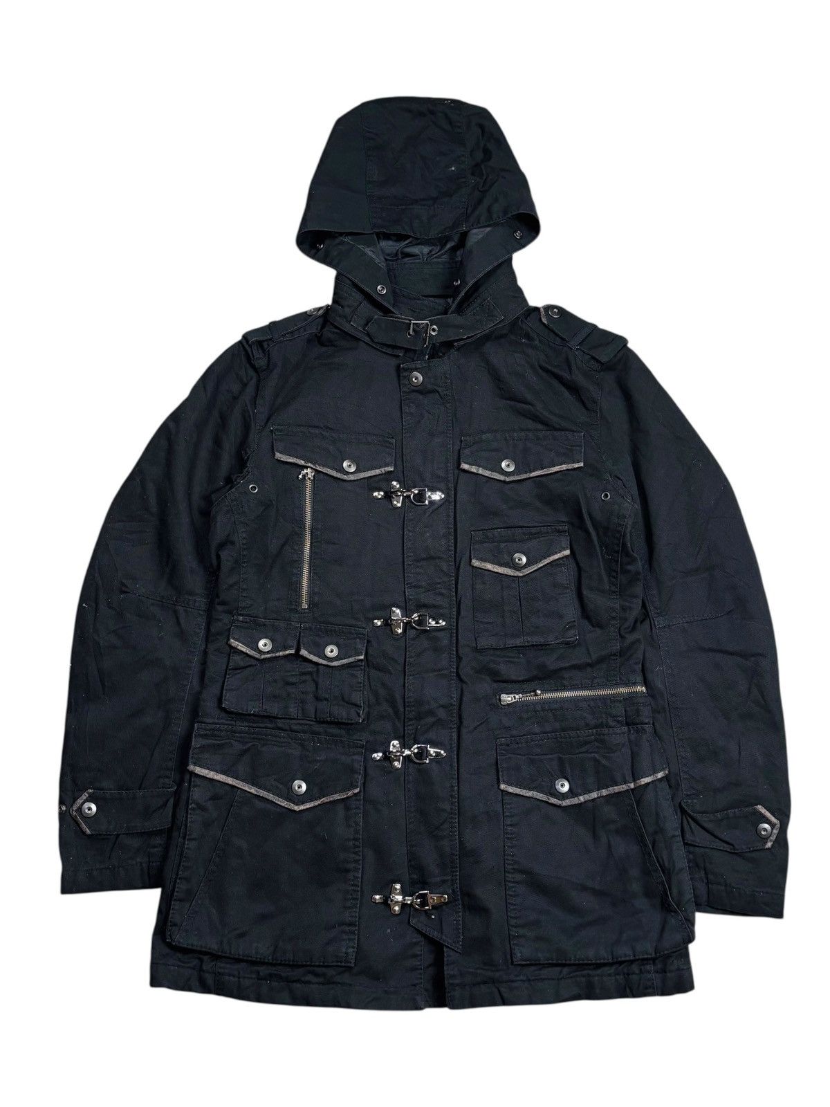 14th Addiction 2000s Hideways Nicole - Fireman Clasp Cargo Jacket Size US L / EU 52-54 / 3 - 1 Thumbnail