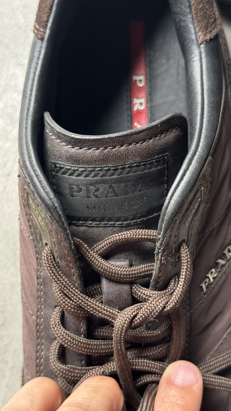 Prada Prada - Suede Nylon Rare! Size US 7.5 / EU 40-41 - 10 Thumbnail