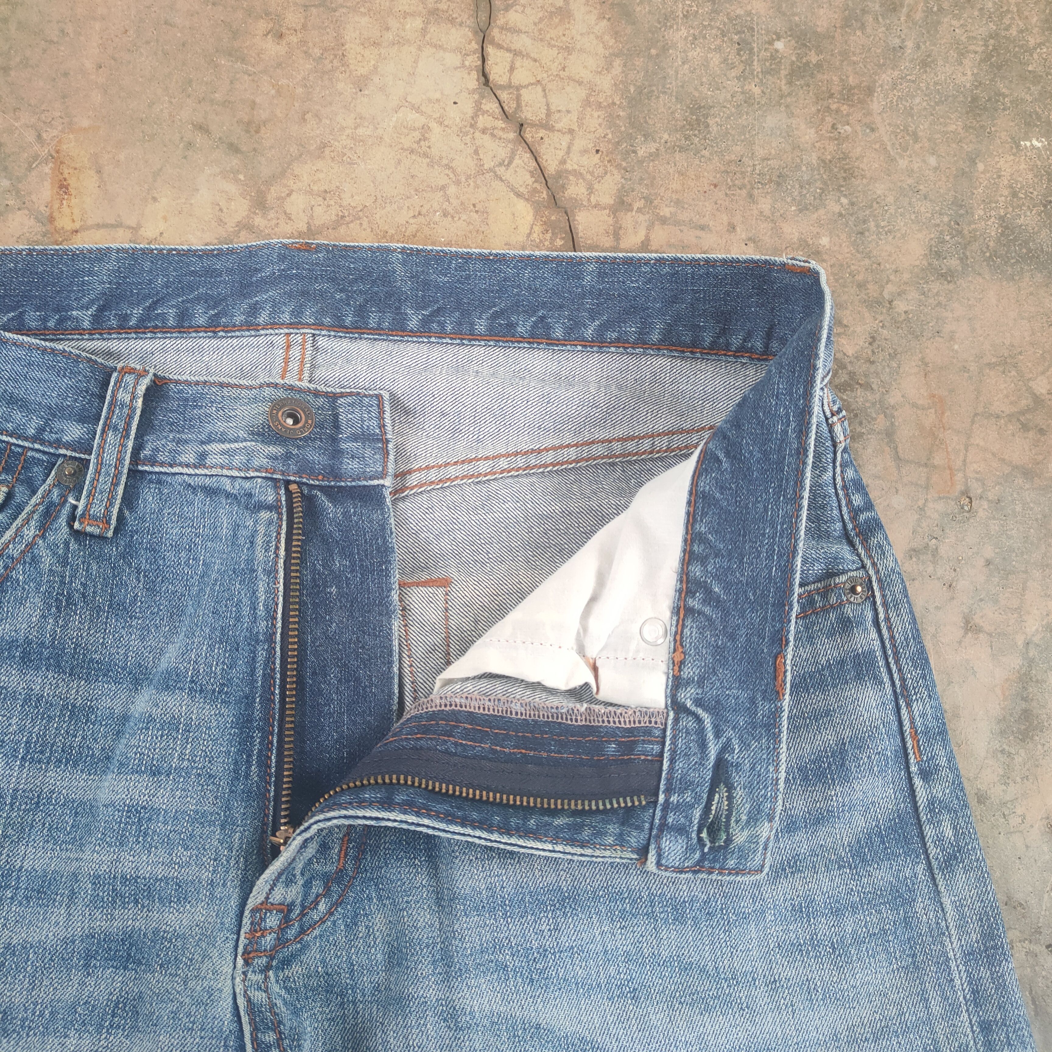 Japanese Brand W31 VINTAGE JAPANESE FADED DISTRESSED JEAN DENIM PANTS Size US 31 - 7 Thumbnail