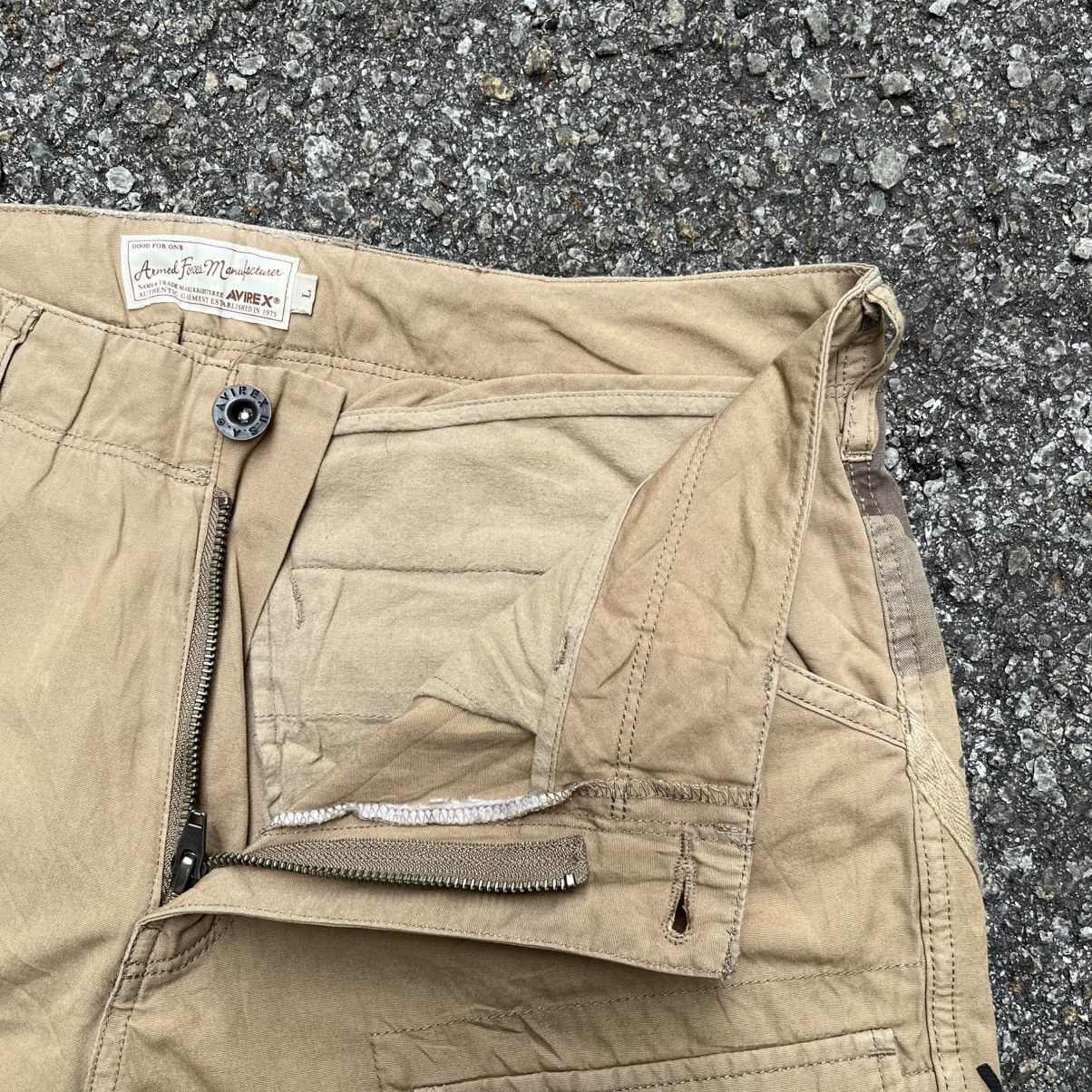 Avirex Avirex Split Camo Bush Pants Cargo Multipocket Khaki Brown Size US 33 - 12 Thumbnail
