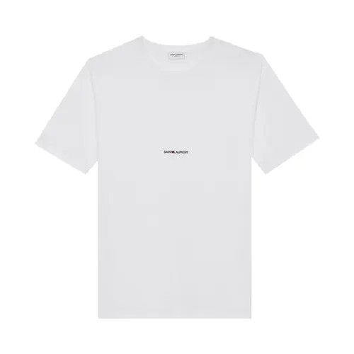 Saint Laurent Paris oc11z1225 464572 Rive Gauche T-Shirt in White Size US L / EU 52-54 / 3 - 1 Preview