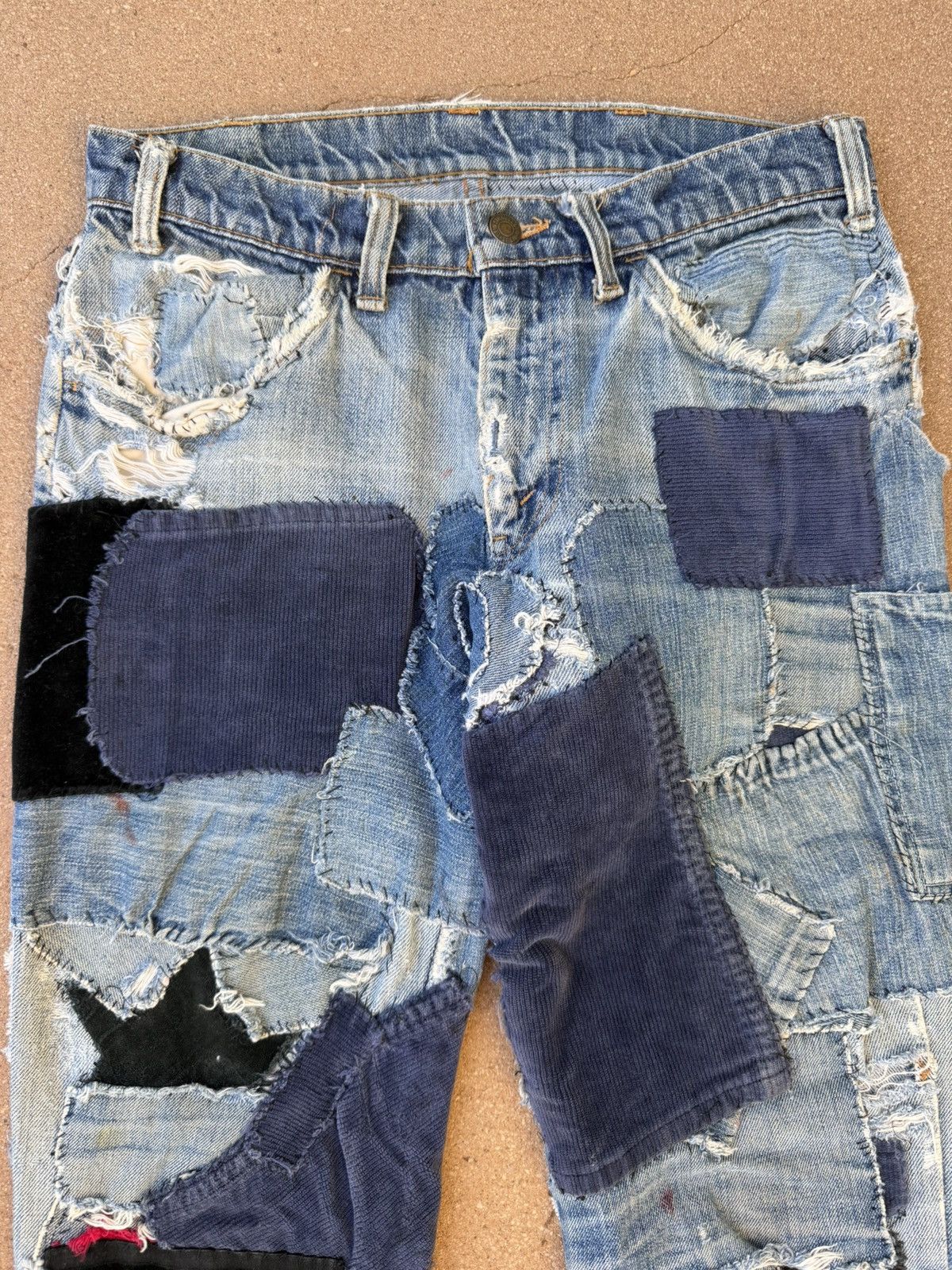 Levi's Vtg 70’s Levi’s 684 Orange Tab Bellbottom Hippie Jeans 30x30 Size US 30 / EU 46 - 5 Thumbnail