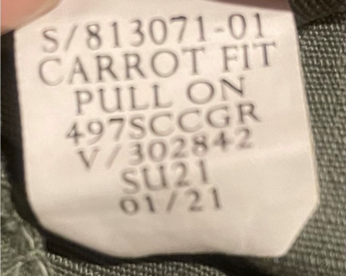 Gap GAP Olive Green / Sage Green Carrot Fit Size - XS Size US 27 - 5 Thumbnail