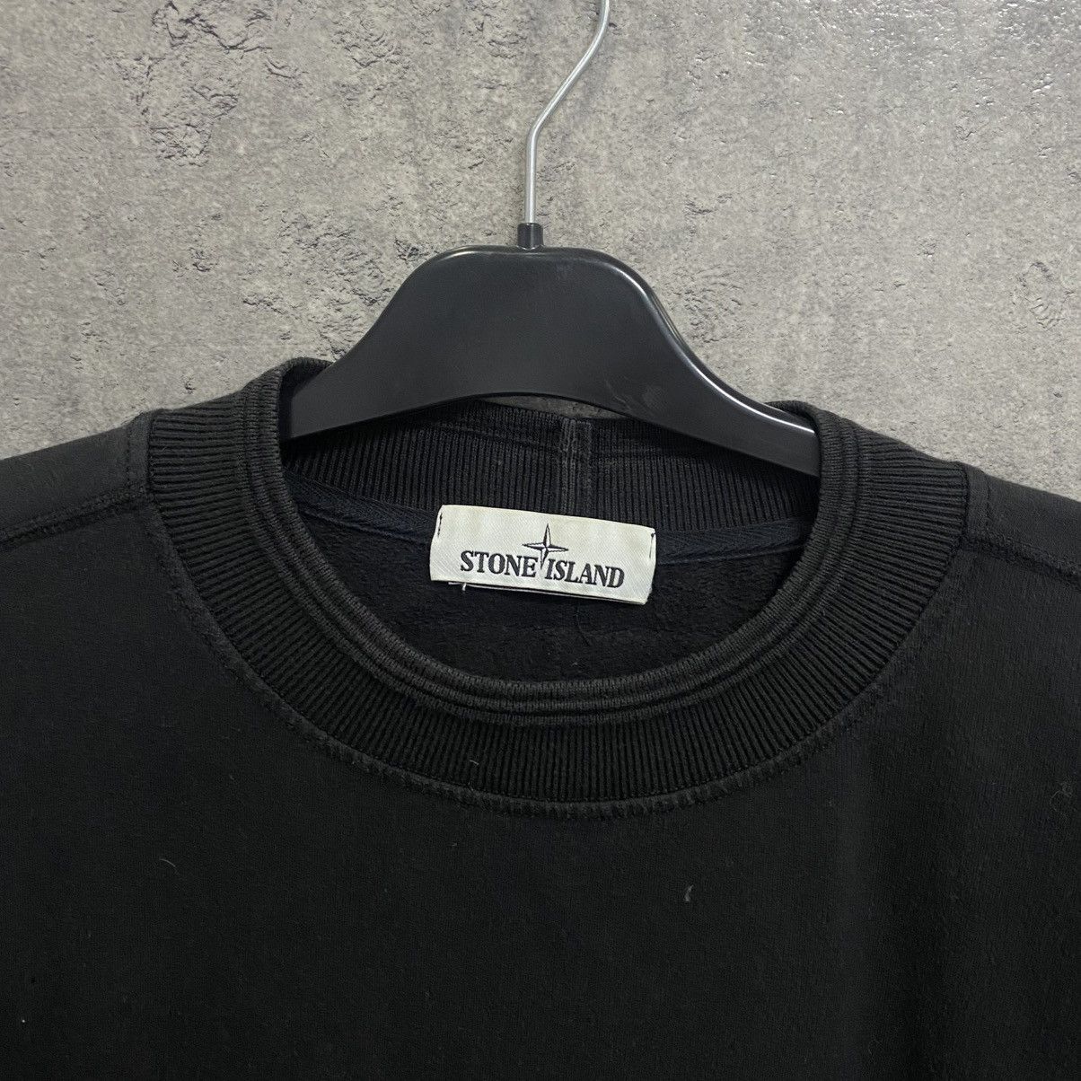 Stone Island Stone Island Sweatshirt Crewneck Black Badge Patch Size US S / EU 44-46 / 1 - 7 Thumbnail