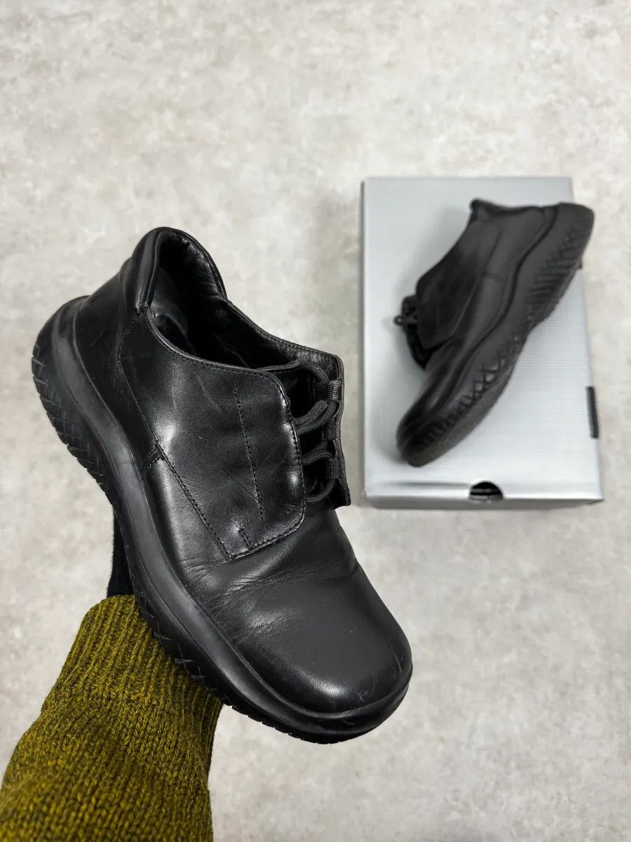 Prada FW1999 Prada Vibram Black Leather Shoes Size US 8.5 / IT 38.5 - 1 Thumbnail