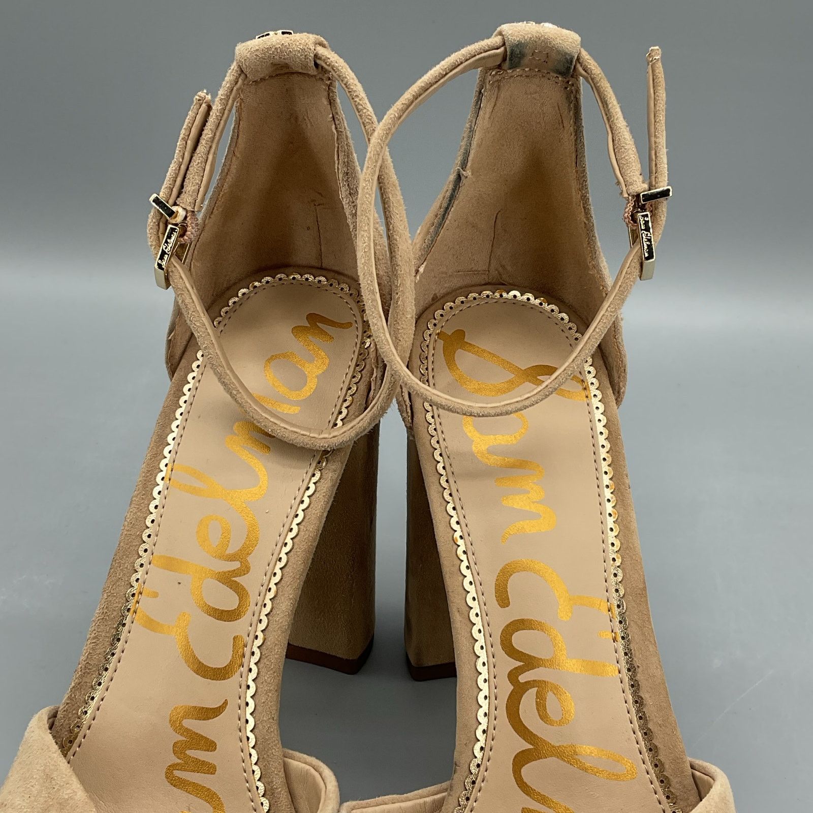 Sam Edelman Sam Edelman Women’s Yancy Ankle Strap Sandals Tan Size 9.5M Size US 11 / IT 41 - 5 Thumbnail