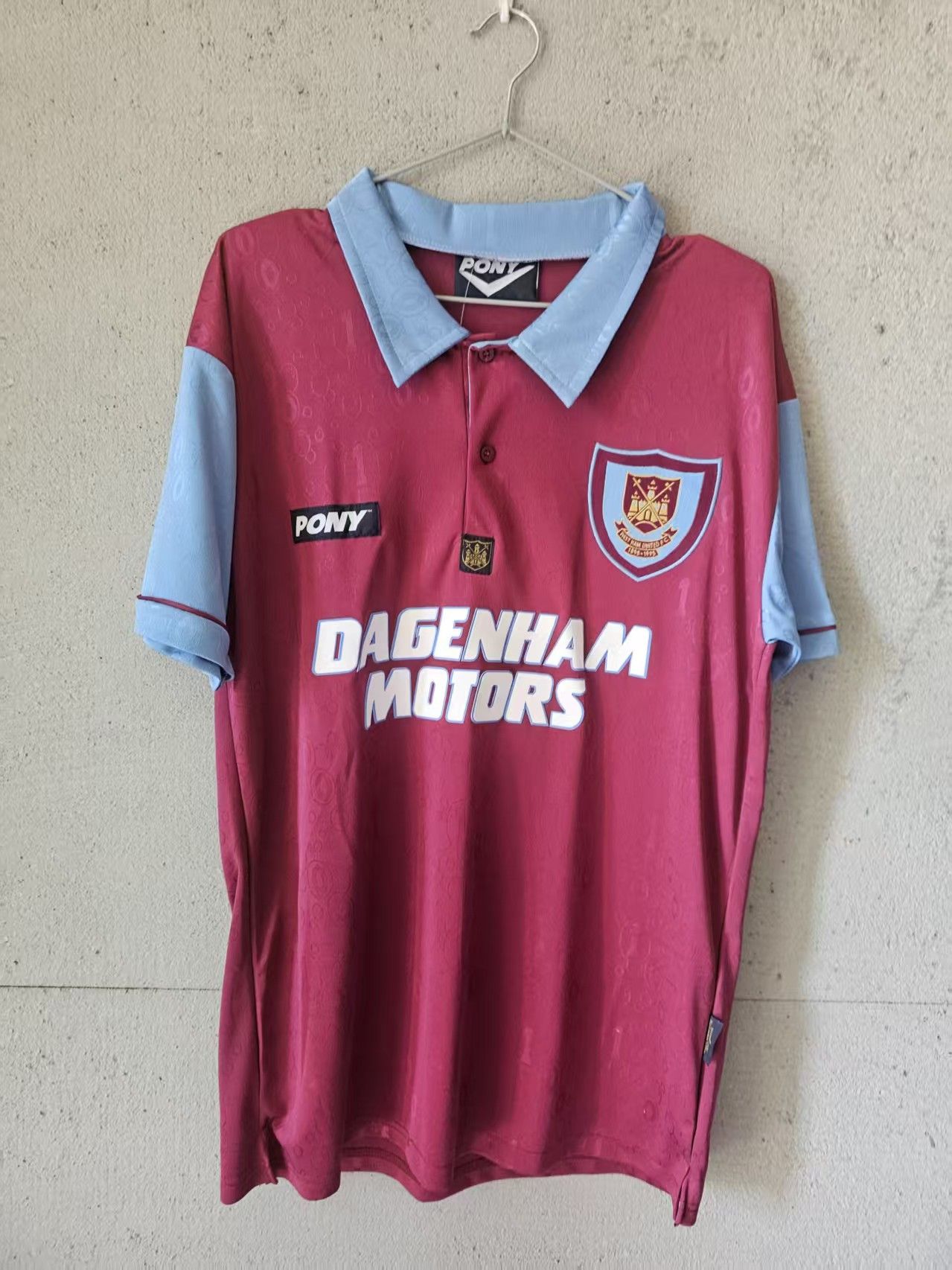 Other Vintage 1995 1997 West Ham United Football Jersey Size US XL / EU 56 / 4 - 1 Thumbnail