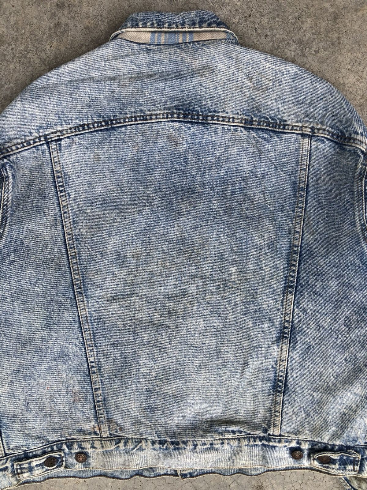 Levi's Vintage 80s Levis 70417 Blanked Lined Baggy Distressed Size US XL / EU 56 / 4 - 19 Thumbnail