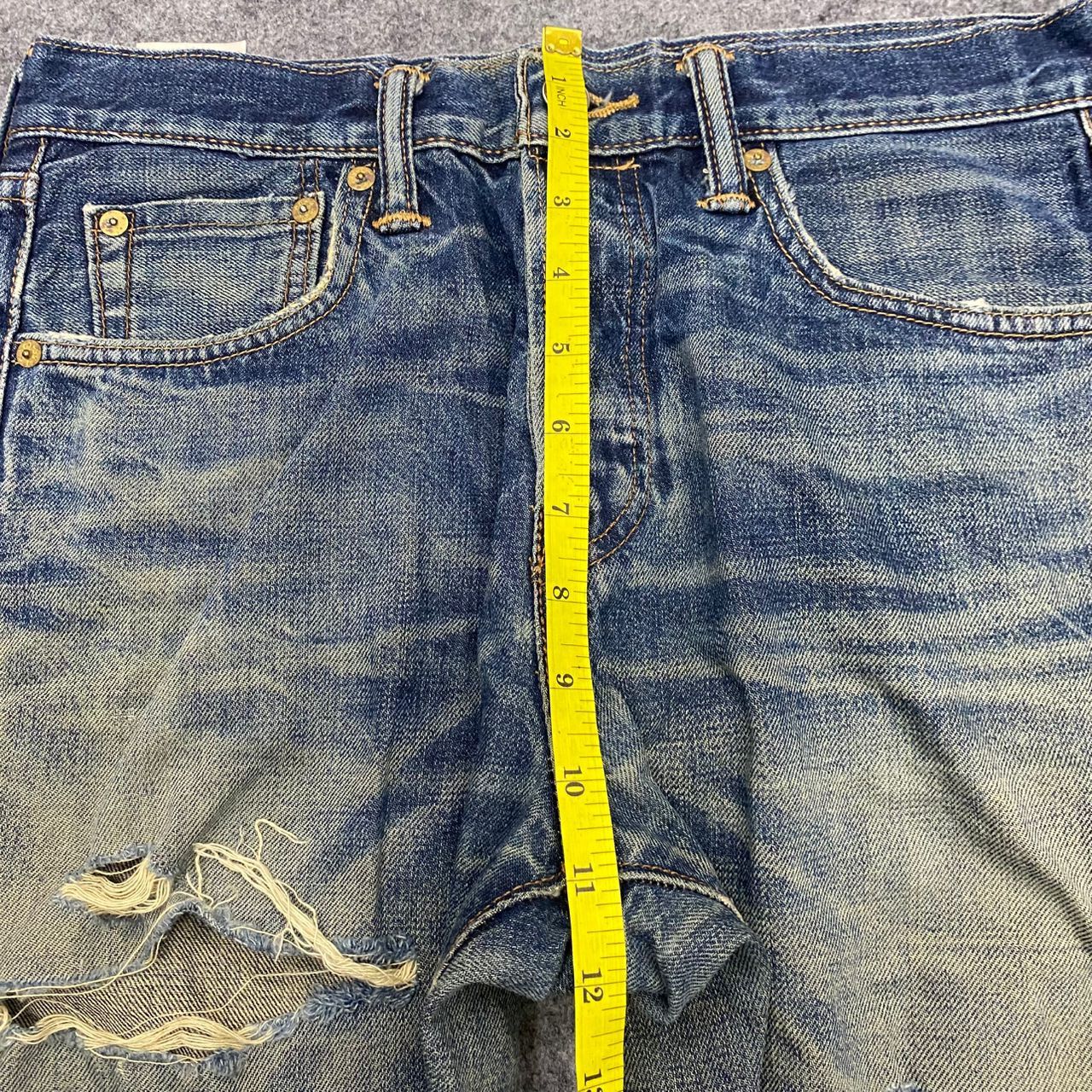 Levi's Vintage 90s Levis 501 Selvedge Distressed Denim Size US 30 / EU 46 - 8 Thumbnail