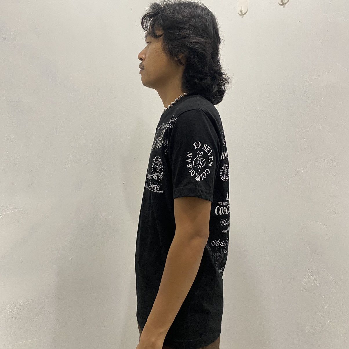 If Six Was Nine × Japanese Brand × Le Grande Bleu (L.G.B.) Japanese Poem Gracious Breeze Tees IFSIXWASNINE STYLE Size US L / EU 52-54 / 3 - 7 Thumbnail