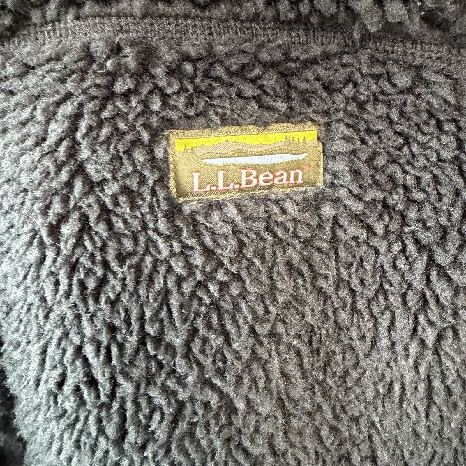 L.L. Bean L.L.Bean Mountain Classic Sherpa Fleece Vest Black M Outdoor Size US M / EU 48-50 / 2 - 7 Thumbnail