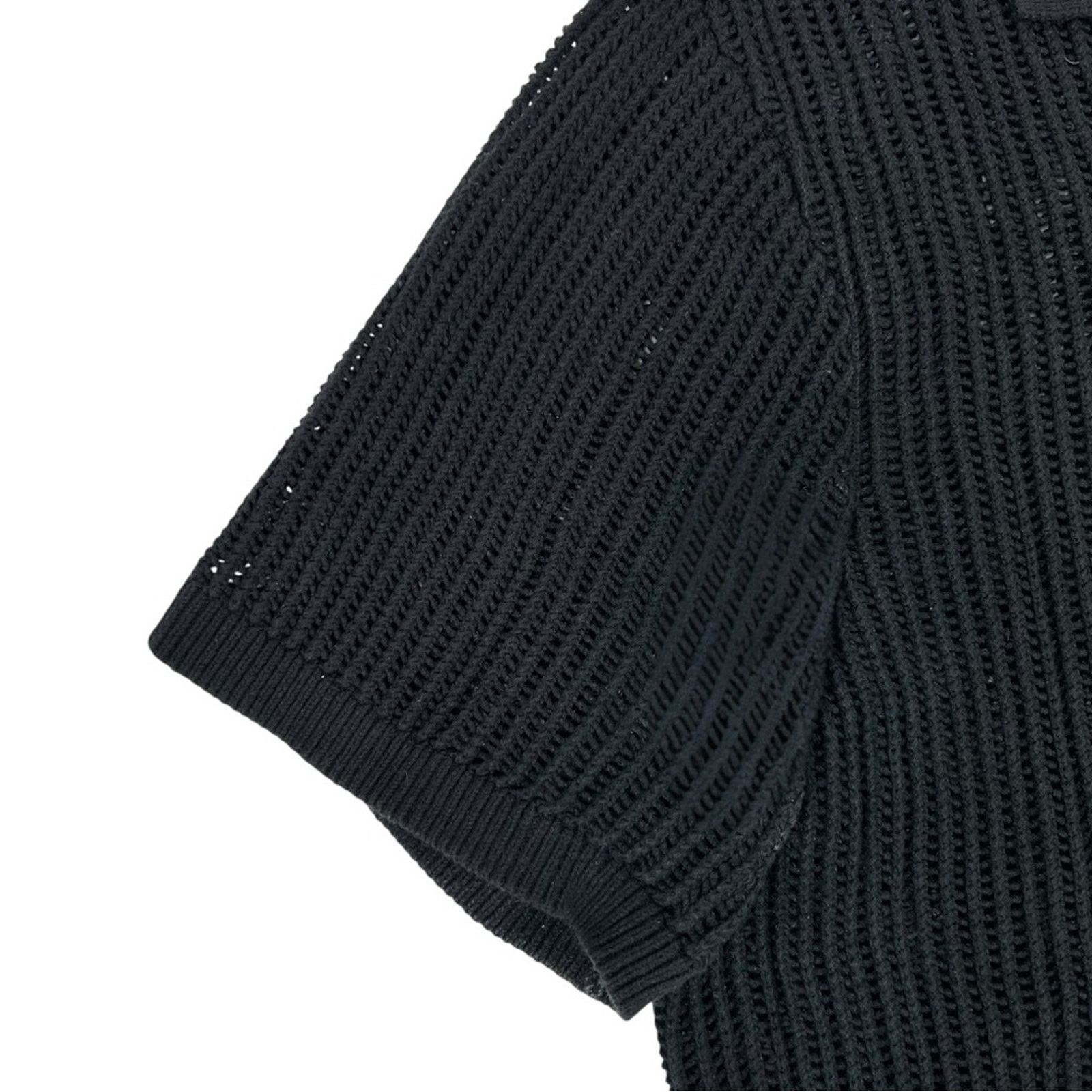 Aime Leon Dore Black Mesh Knit Short Sleeve Polo Collar Shirt Size US M / EU 48-50 / 2 - 4 Thumbnail