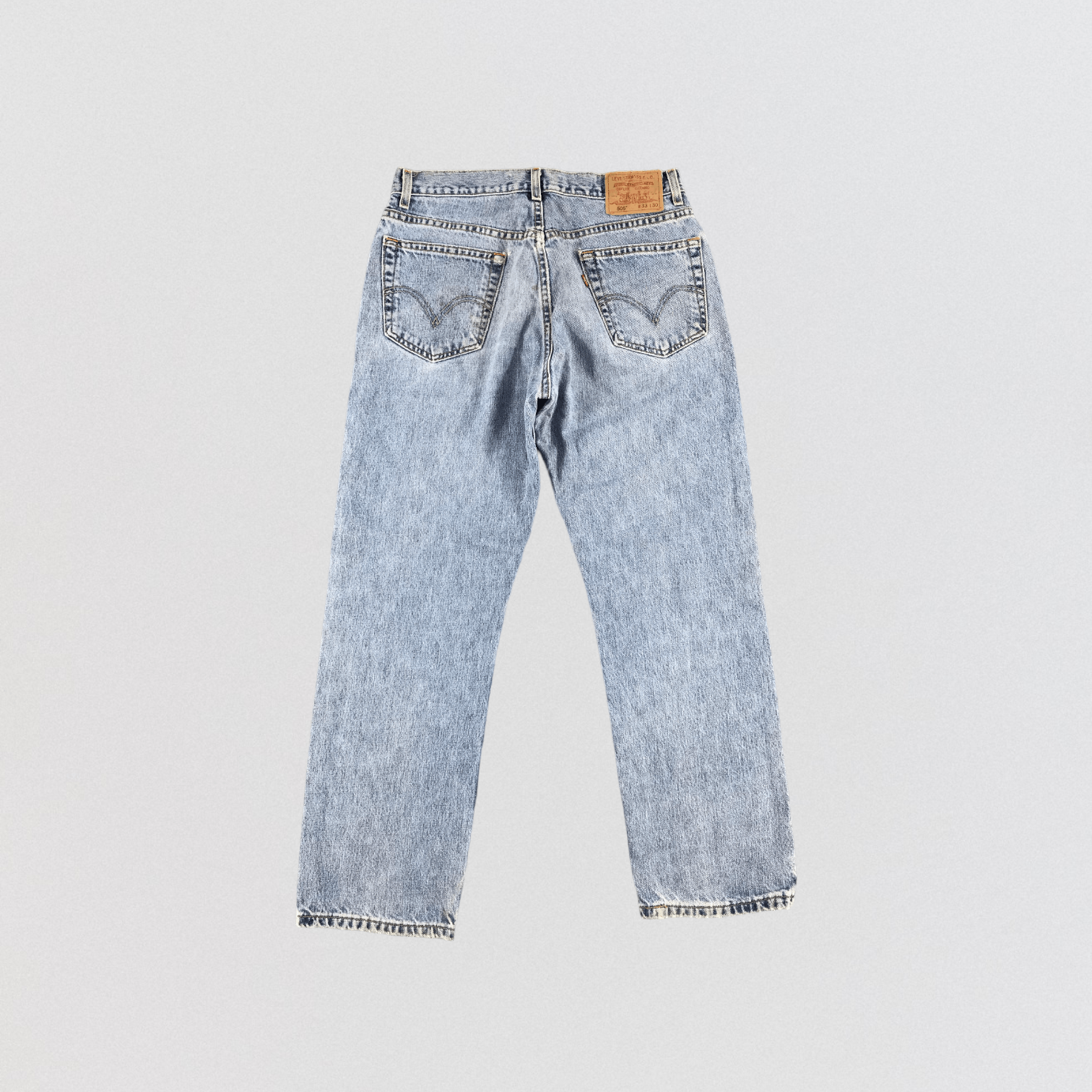 Levi's × Vintage Vintage Light Wash Levis 505 Jeans-JM1763 Size US 32 / EU 48 - 2 Thumbnail