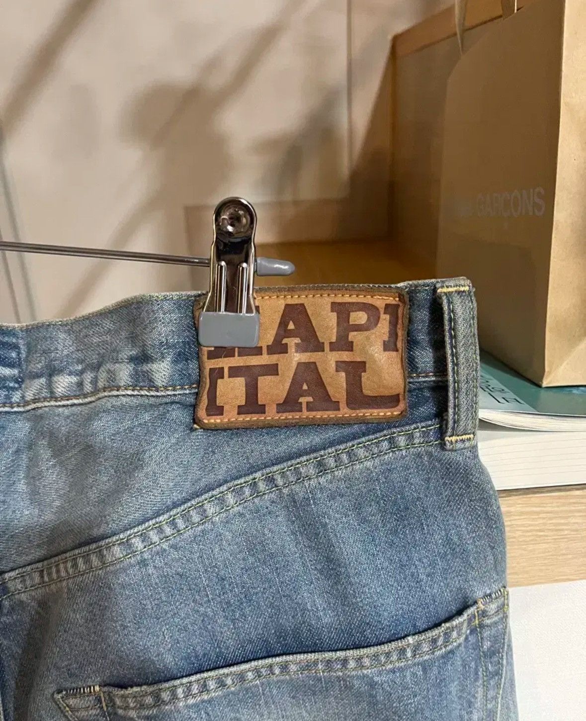 Kapital Kapital Bone Denim Shorts Size US 34 / EU 50 - 6 Thumbnail