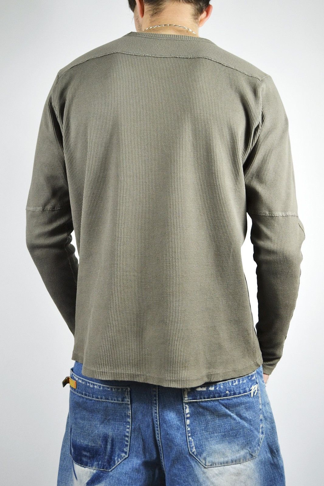 Allsaints Allsaints Waffle Long Sleeve Shirt Size US M / EU 48-50 / 2 - 2 Thumbnail