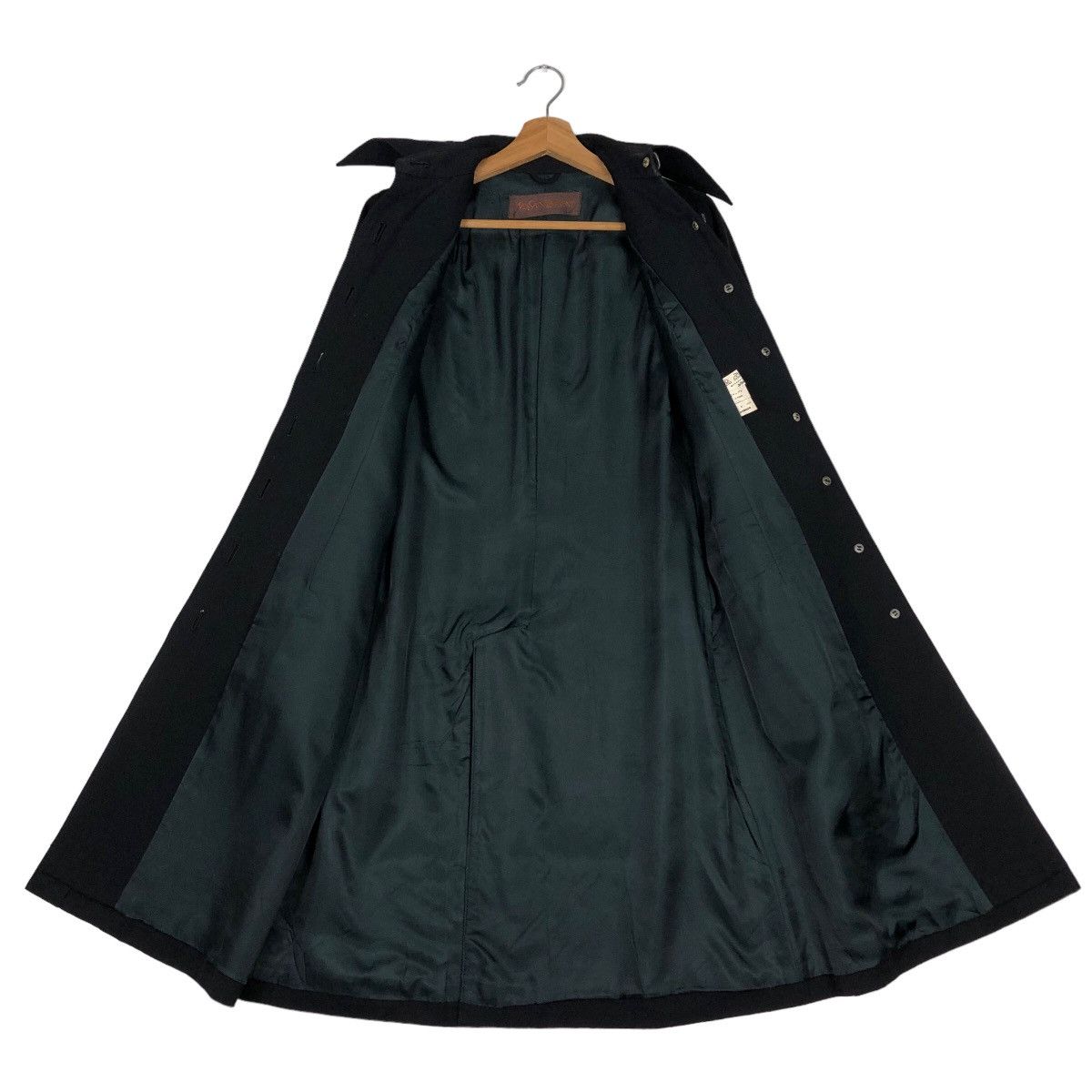 Yves Saint Laurent 🔥Vtg Long Jacket Rich Black Yves Saint Laurent Size US M / EU 48-50 / 2 - 13 Thumbnail