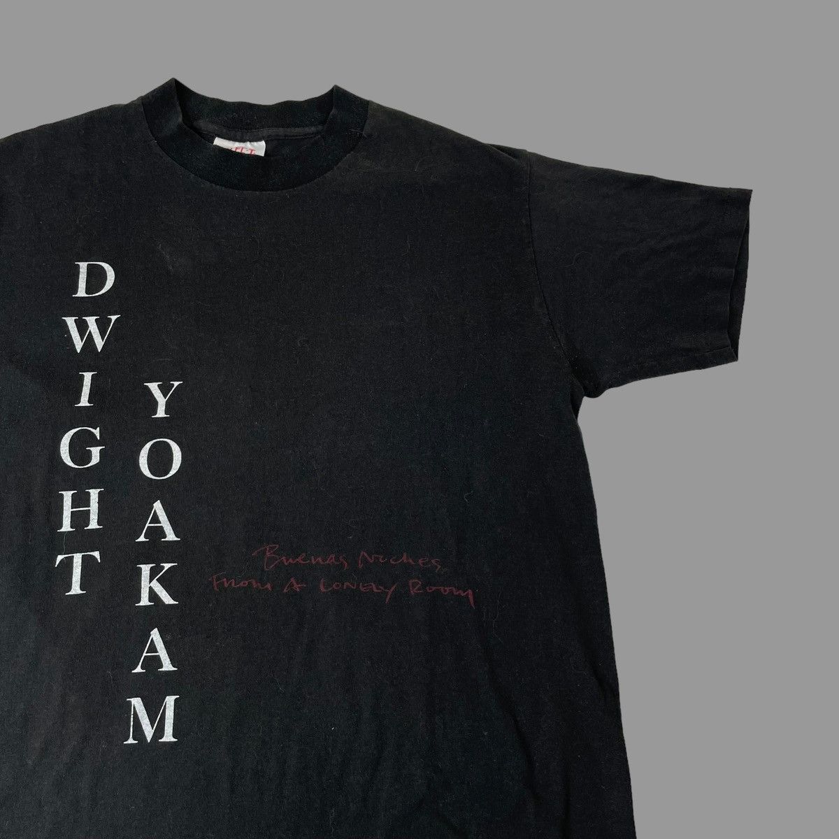 Band Tees × Vintage Vintage 90s Dwight yoakam band tee Size US S / EU 44-46 / 1 - 2 Thumbnail