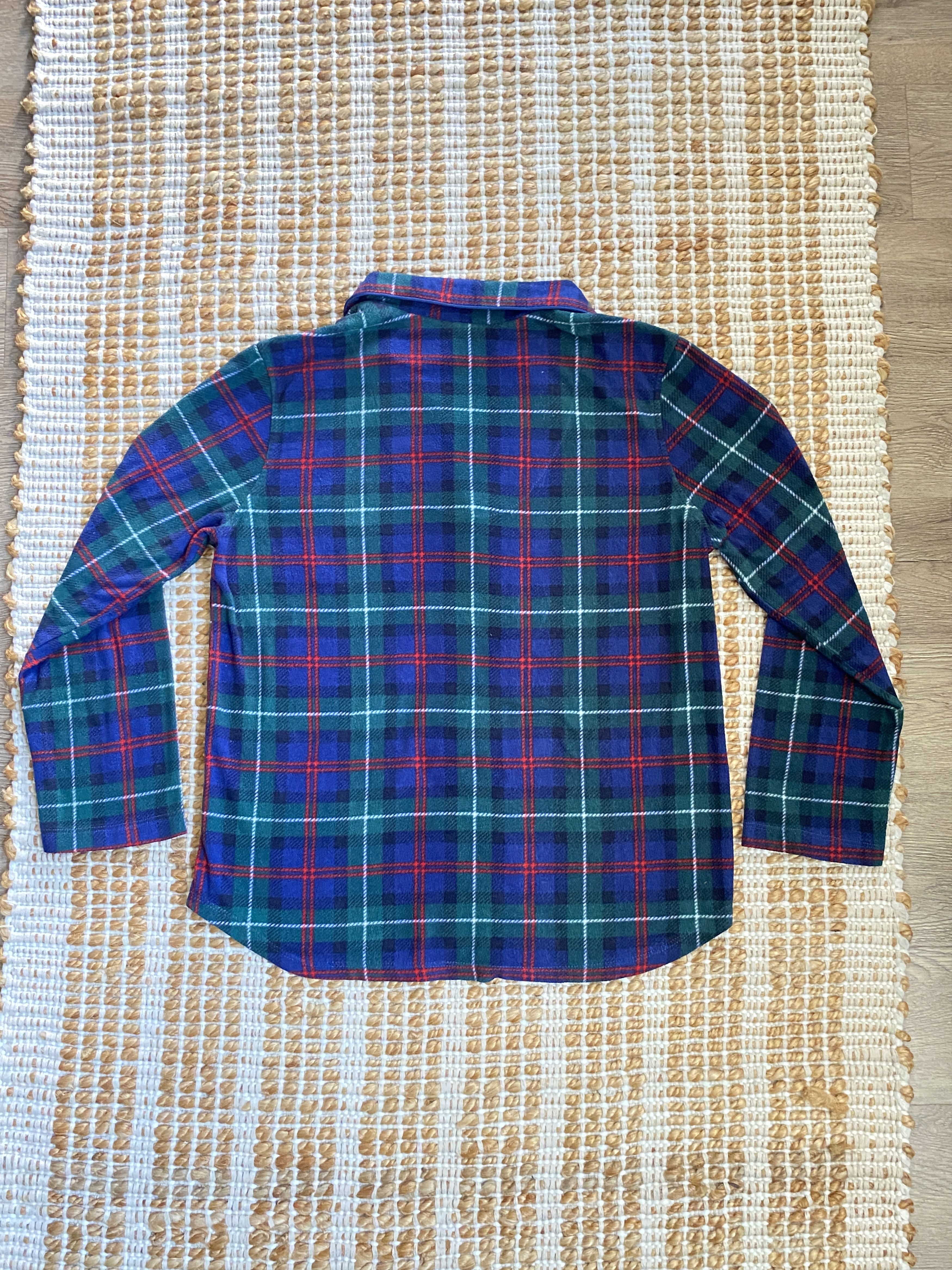 Ralph Lauren Lauren Ralph Lauren Women's Microfleece Plaid Pajama Top Size M / US 6-8 / IT 42-44 - 2 Thumbnail